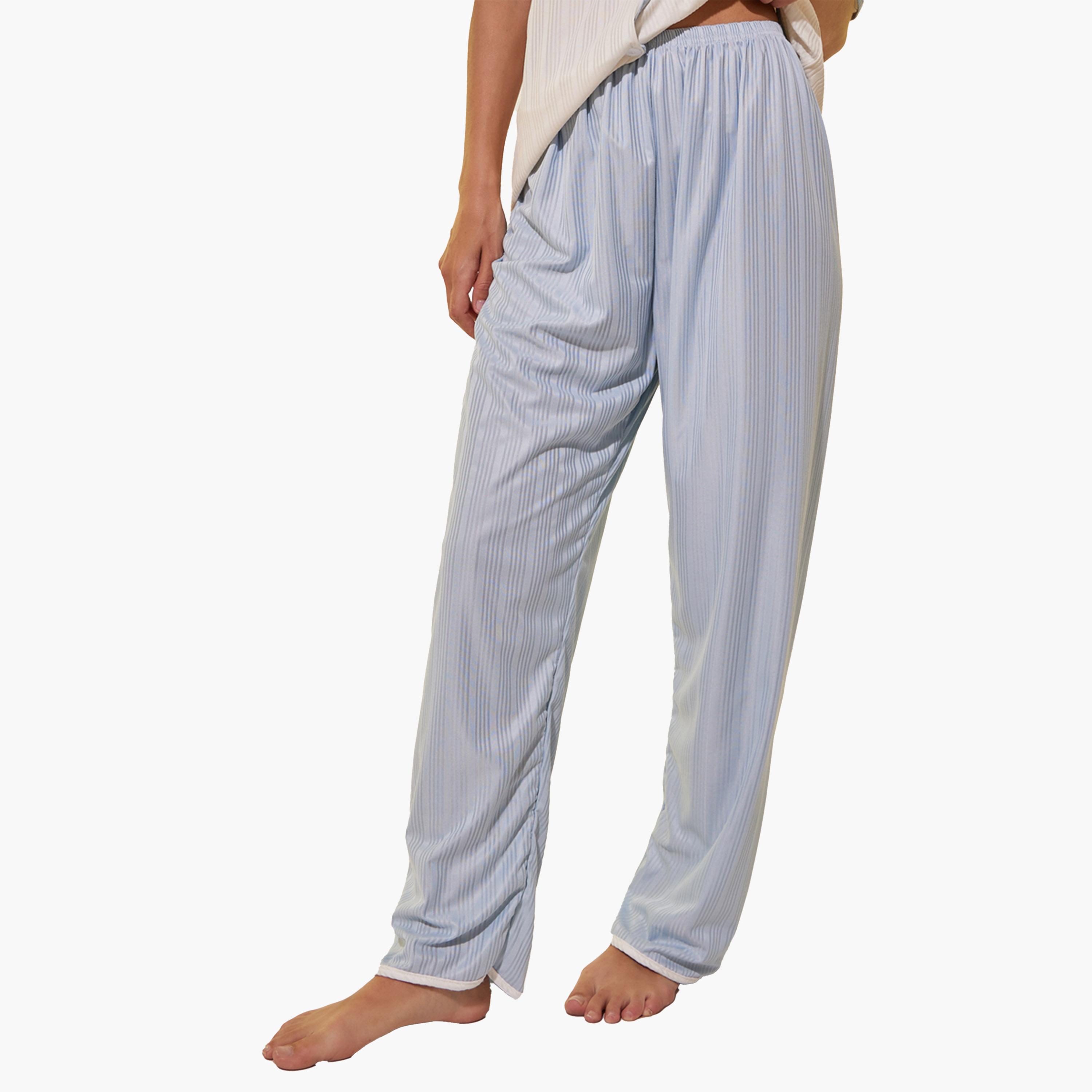 Styli Patch Detail Shirt, Shorts and Pyjama Set-women-clothing-nightwear-pyjamas-longsets-image-4