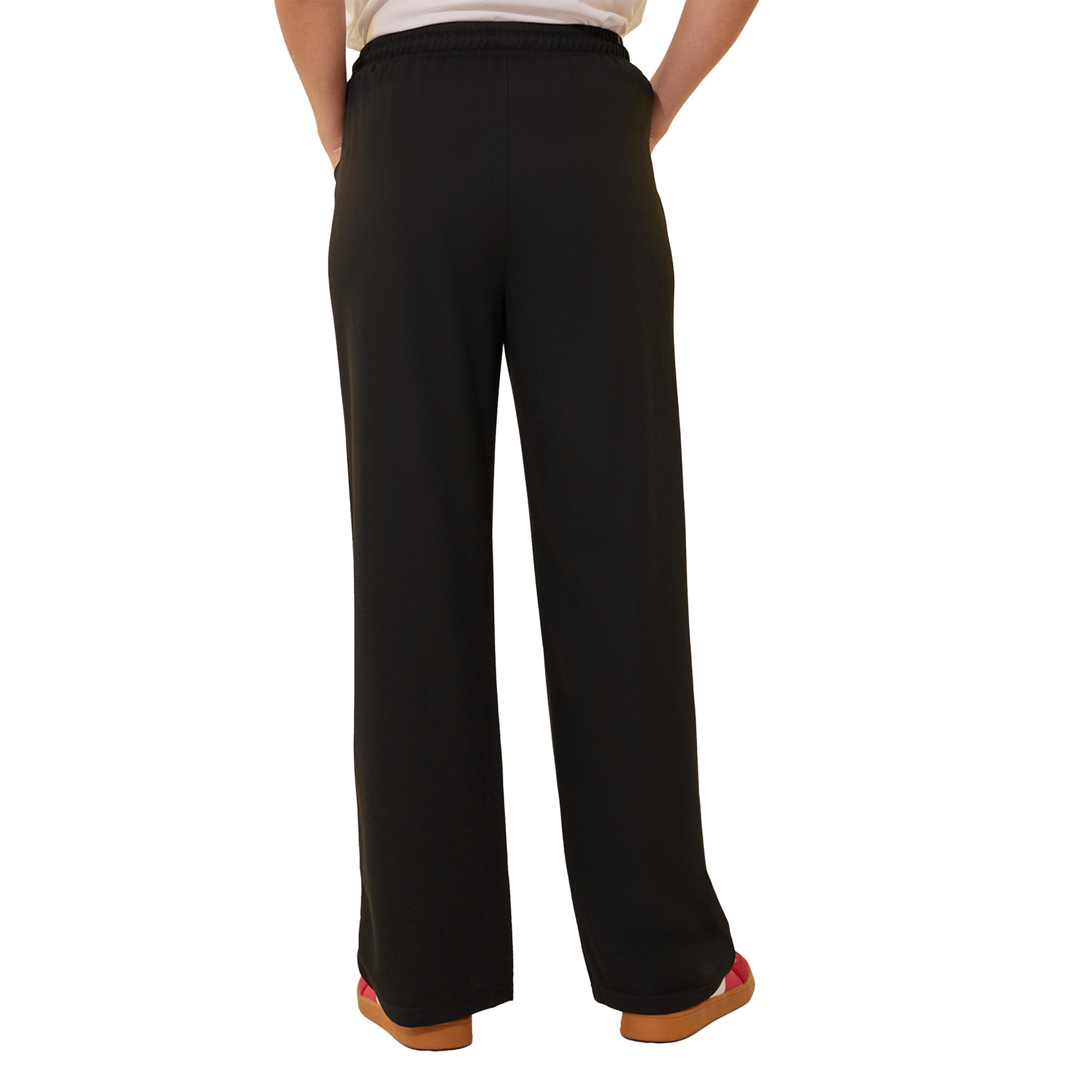ستايلي -  بنطال ساق واسعة مع جيوب أمامية-women-clothing-bottoms-trousers-image-4