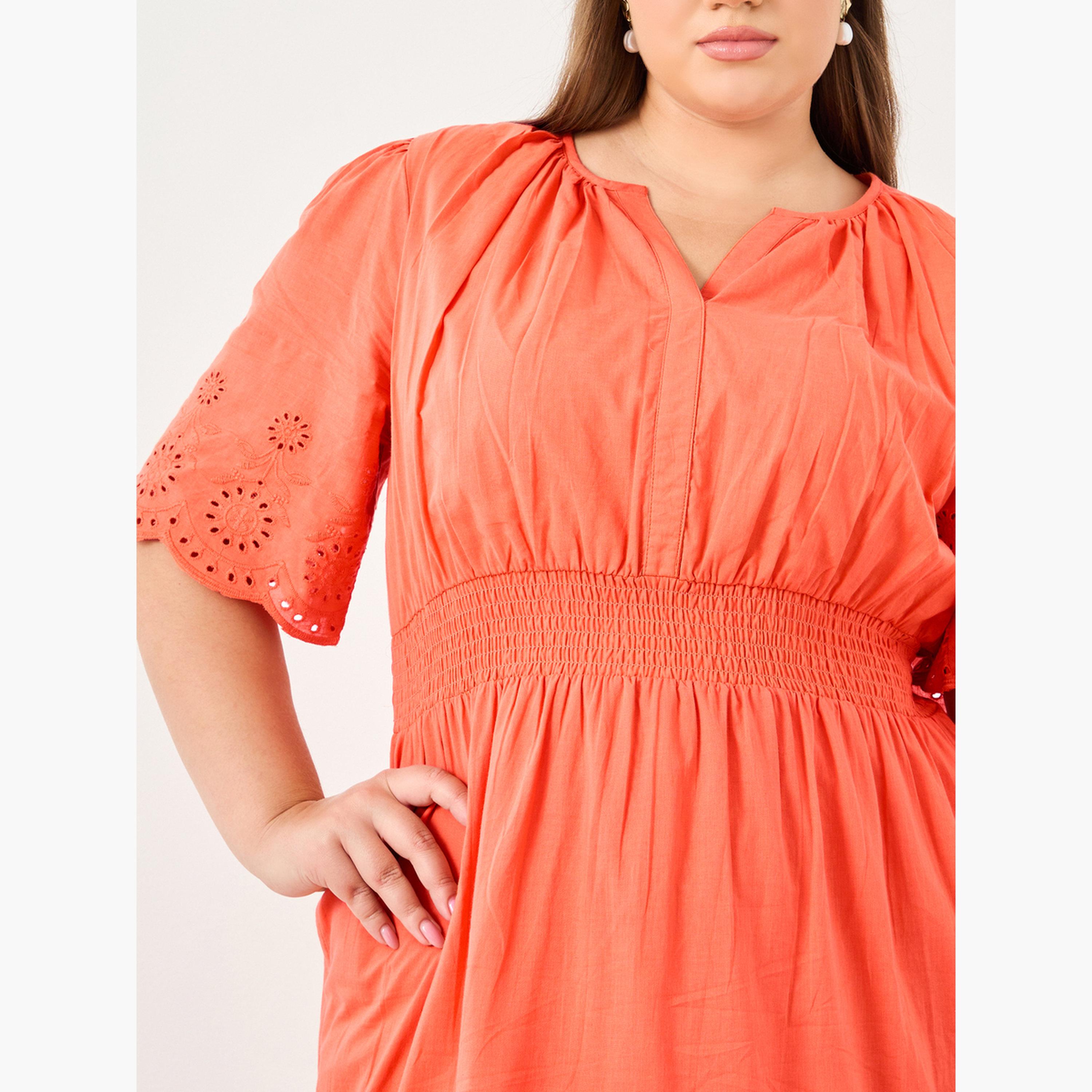Styli Plus Size Cotton Tiered Maxi Dress-women-clothing-dresses-image-4