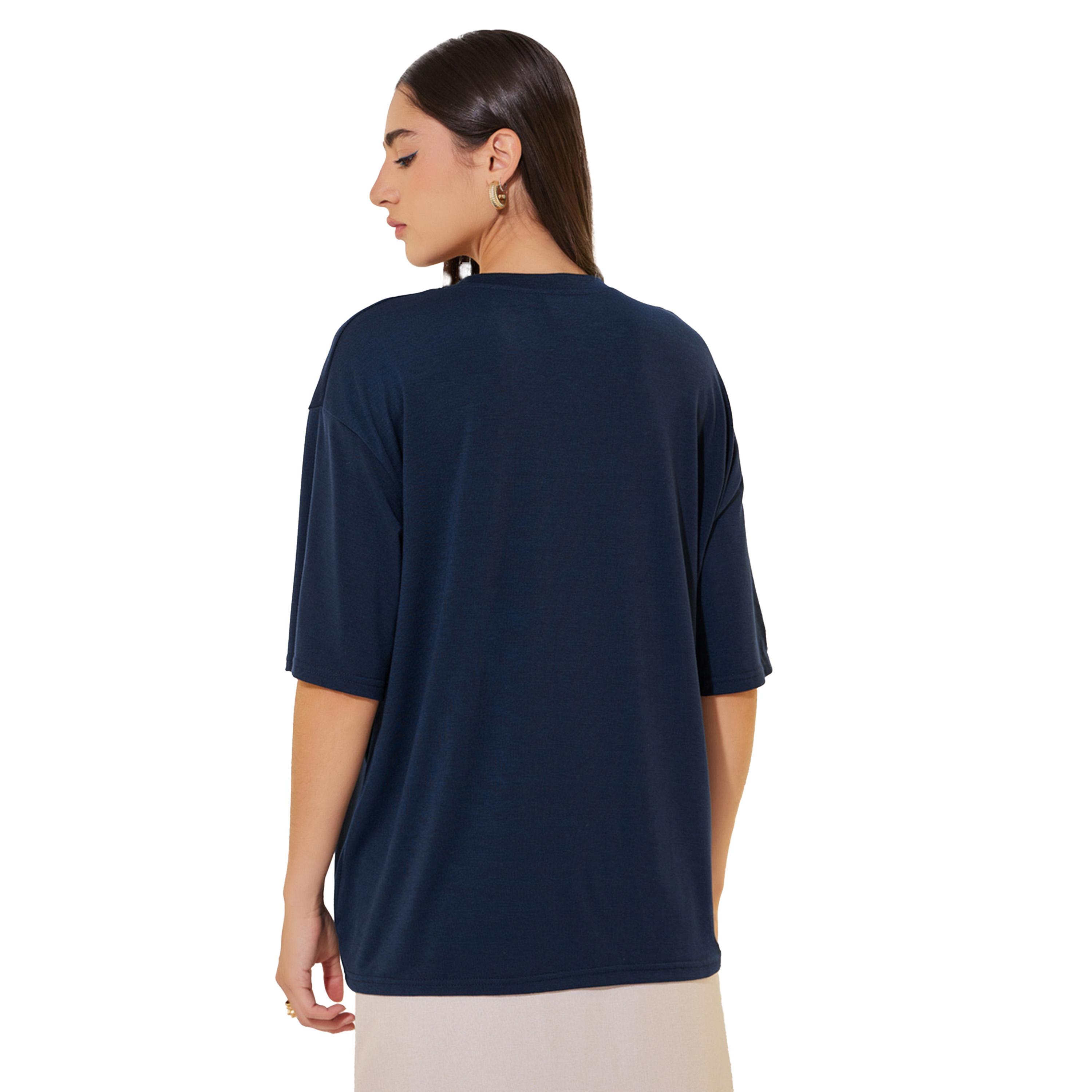 Styli Slogan Print Short Sleeve Oversized T-Shirt-women-clothing-tshirts-image-5