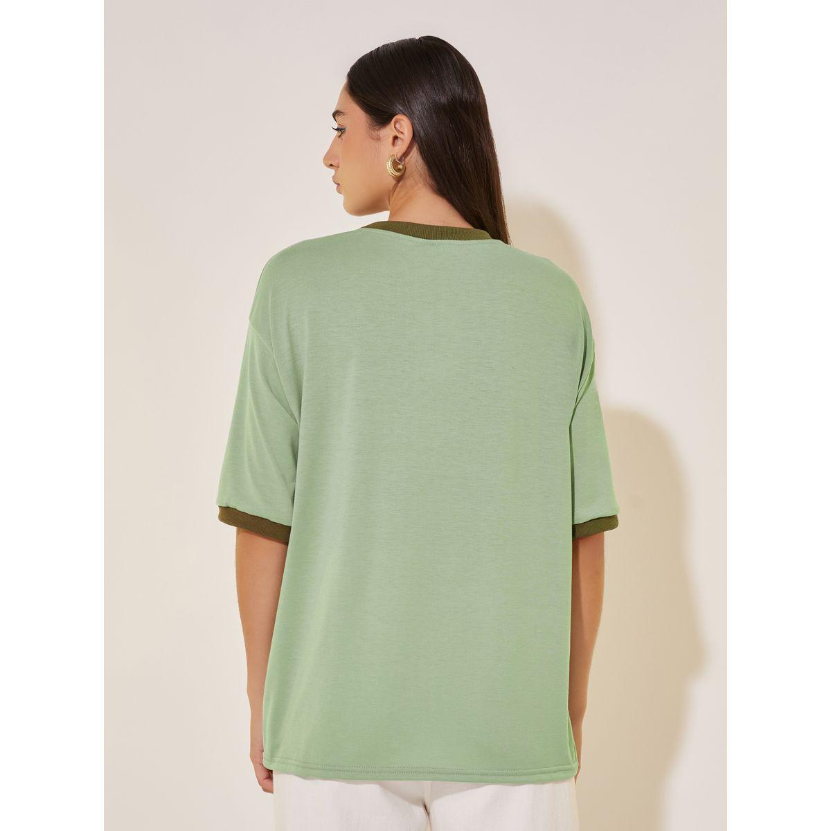 تيشيرت فضفاض بنمط كتل الالوان-women-clothing-tshirts-image-5