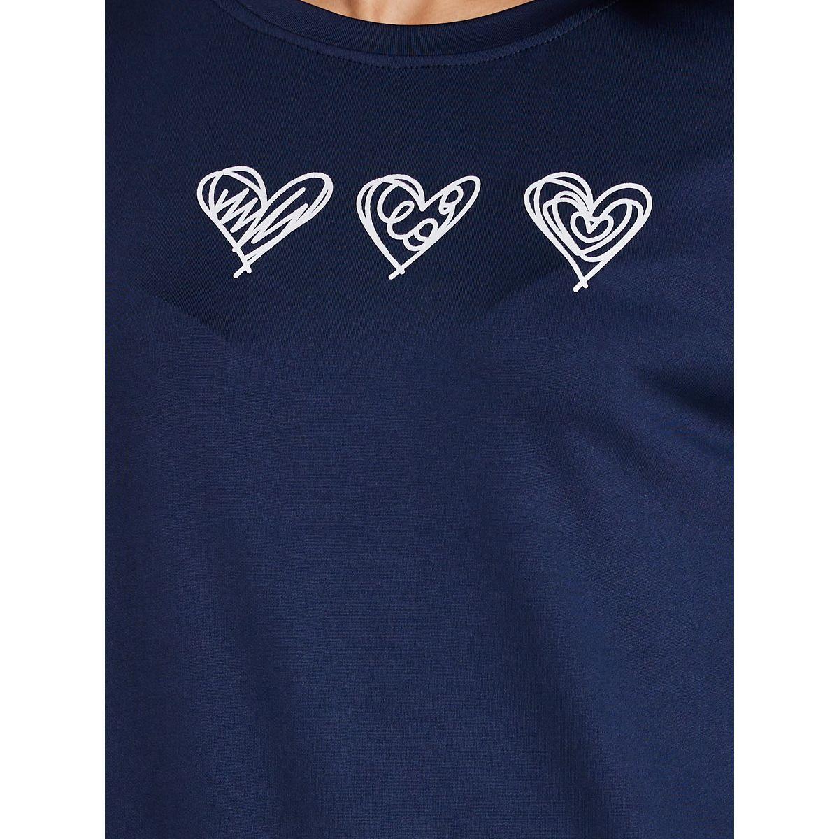 طقم بيجاما من بنطال وتيشيرت فضفاض بطبعة جرافيك-women-clothing-nightwear-pyjamas-longsets-image-3