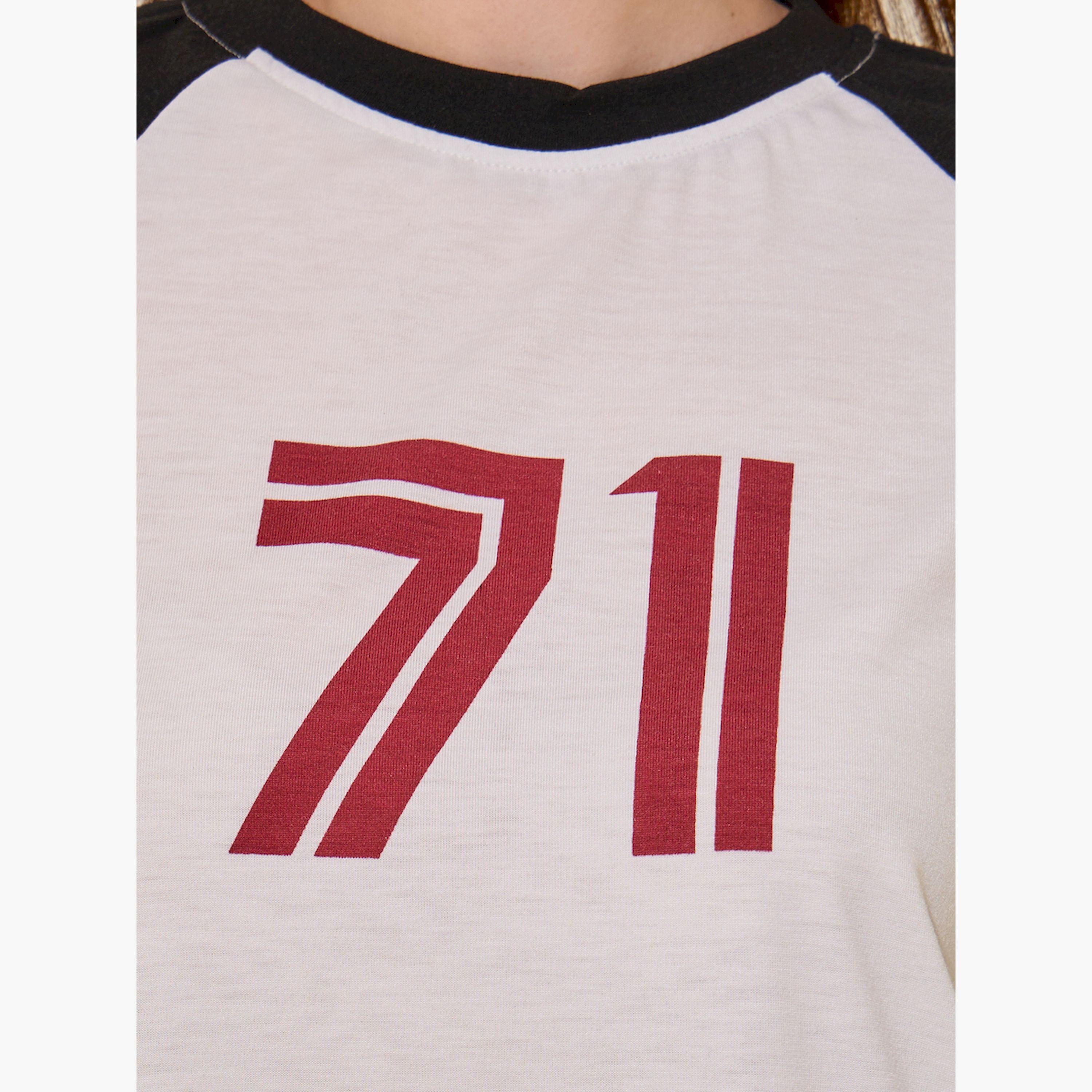 Styli Raglan Sleeve Graphic Print T-Shirt-women-clothing-tshirts-image-3