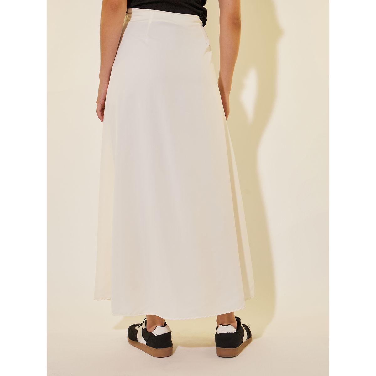 تنورة طويلة سادة بنمط لف وأربطة-women-clothing-bottoms-skirts-image-5