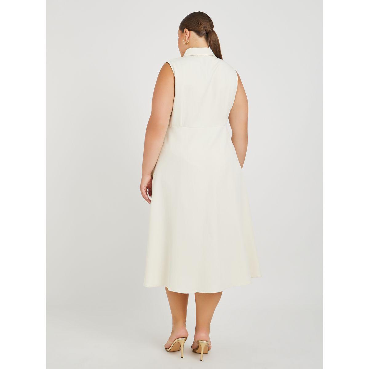 Styli Plus Size Sleeveless Shirt Midi Dress-women-clothing-dresses-image-5