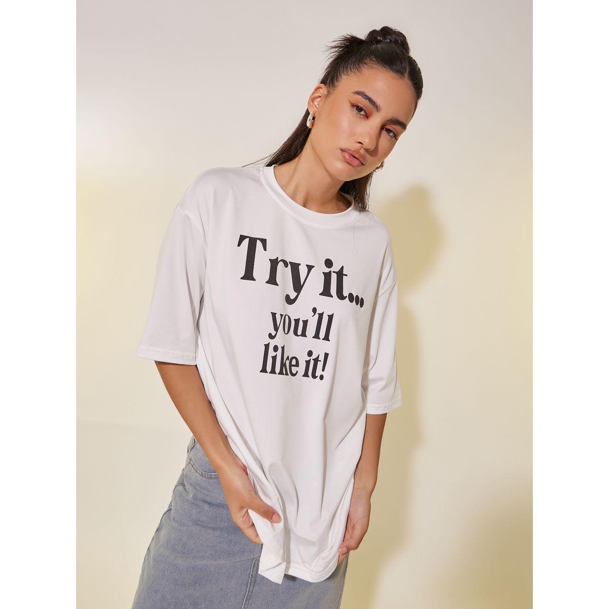 Styli Slogan Print Round Neck Oversized T-Shirt-women-clothing-tshirts-image-3