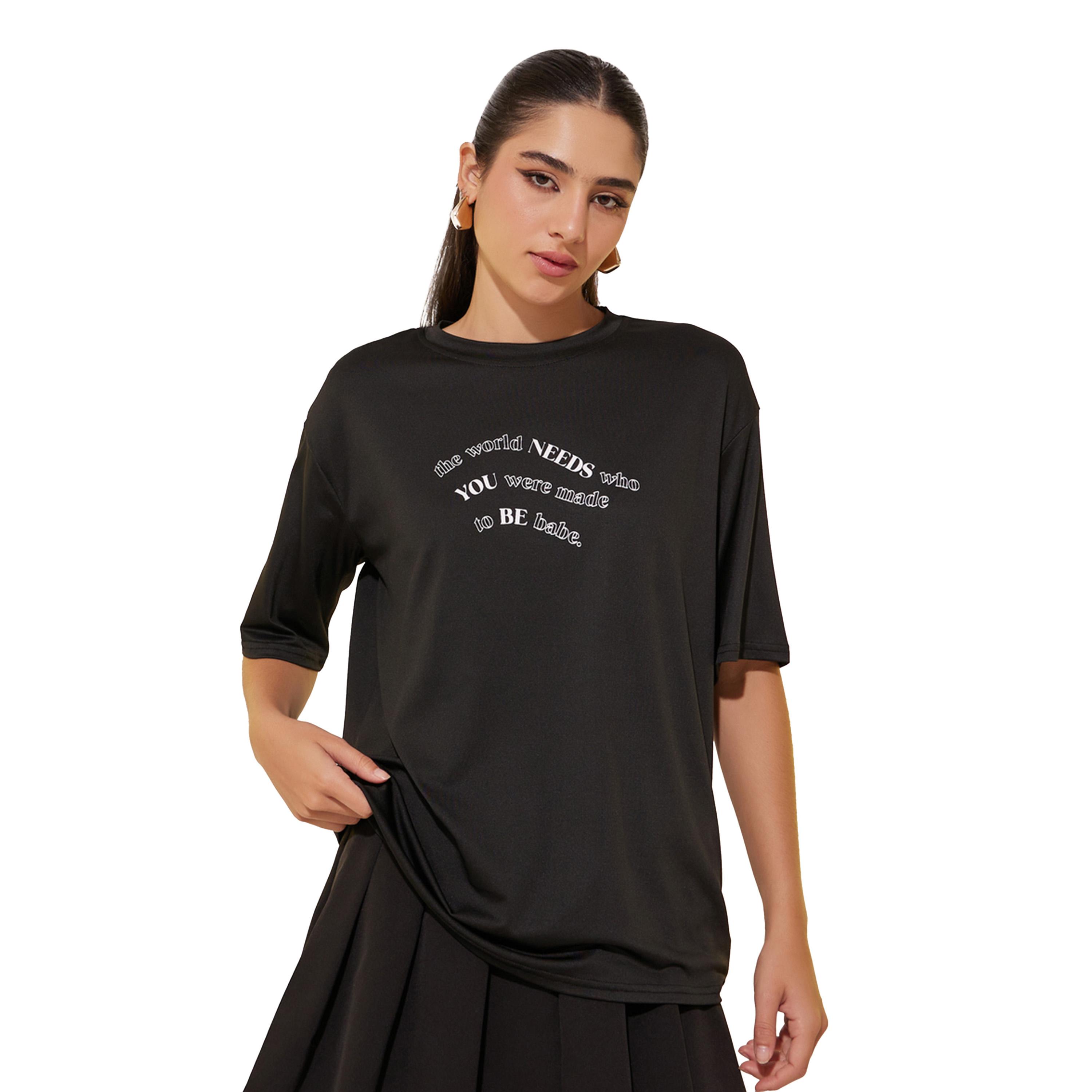 Styli Graphic Print Short Sleeve Round Neck T-Shirt-women-clothing-tshirts-image-3