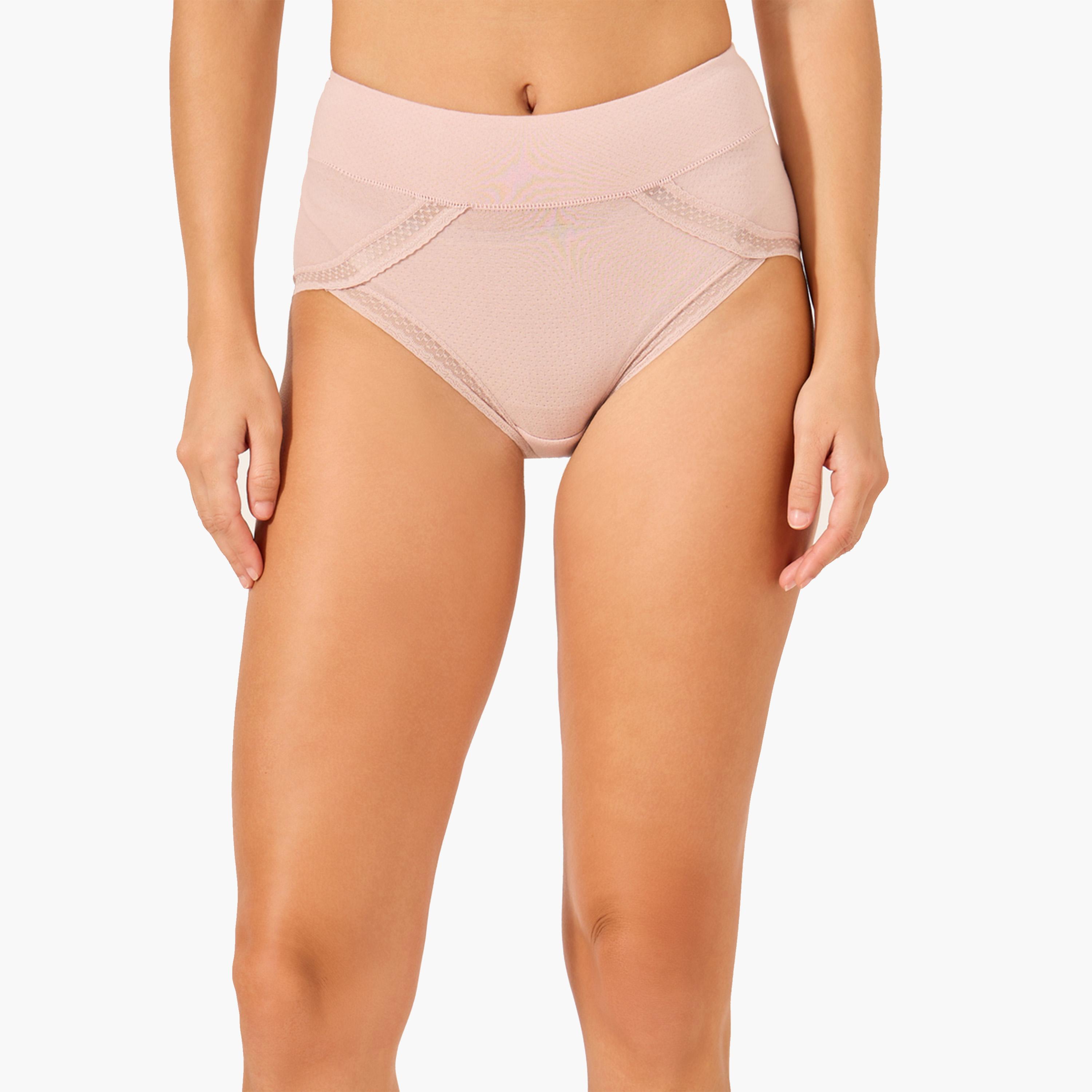 Styli Pack of 2 - Lace Insert Full Briefs-women-clothing-lingerie-panties-image-6