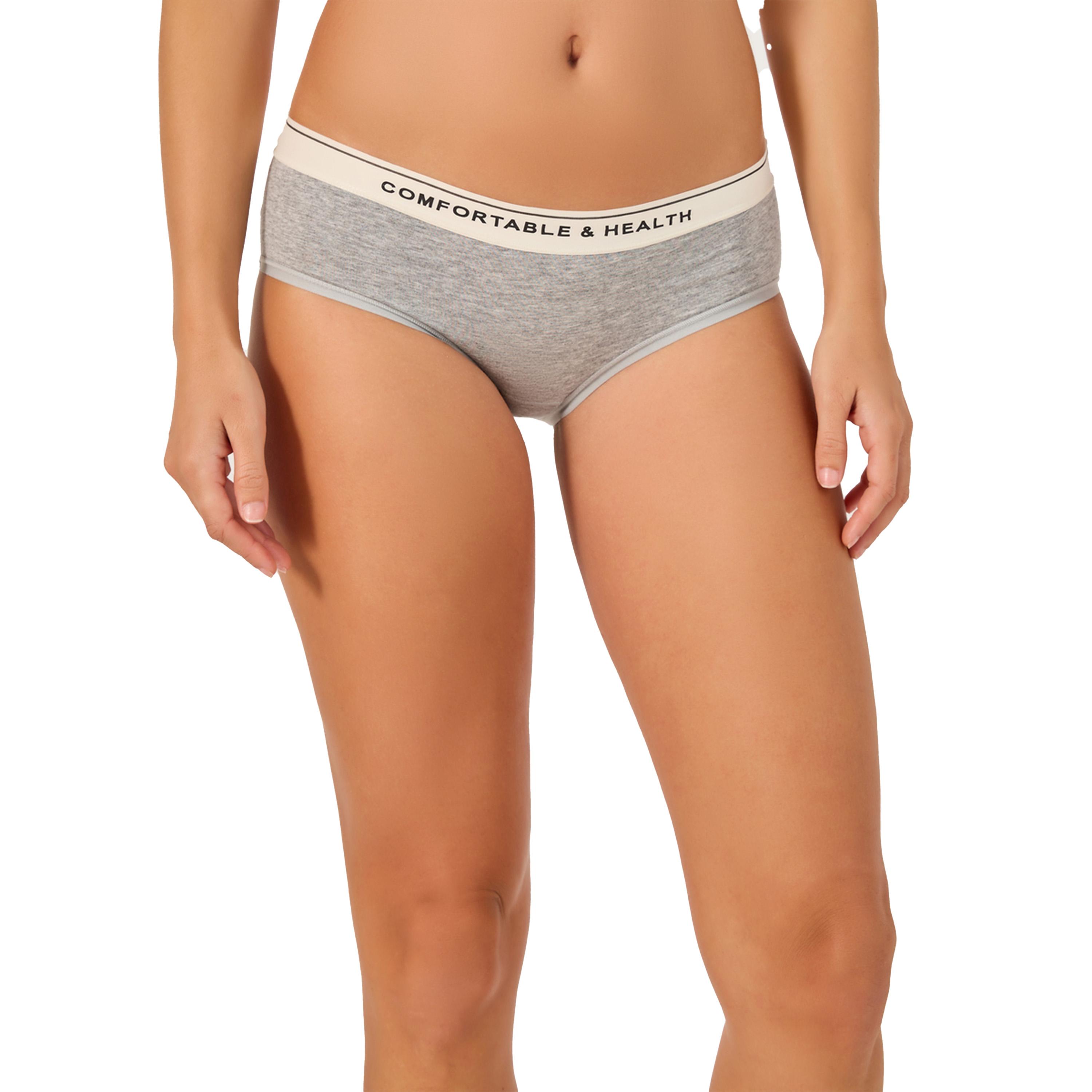 ستايلي - مجموعة من قطعتين - سروال داخلي كامل بحزام خصر وتفاصيل مطبوعة-women-clothing-lingerie-panties-image-6