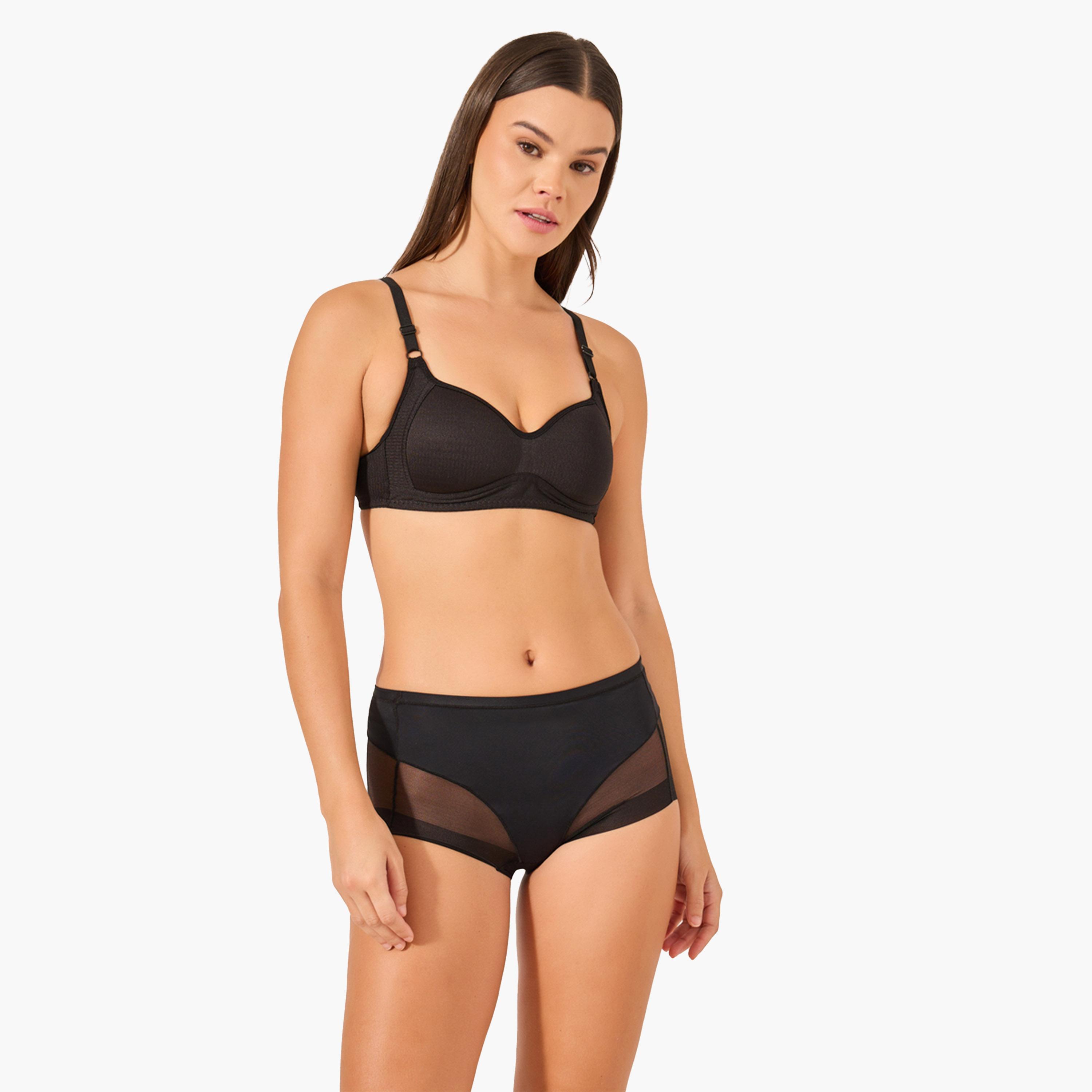 Styli Pack of 2 - Mesh Insert Short Briefs-women-clothing-lingerie-panties-image-4