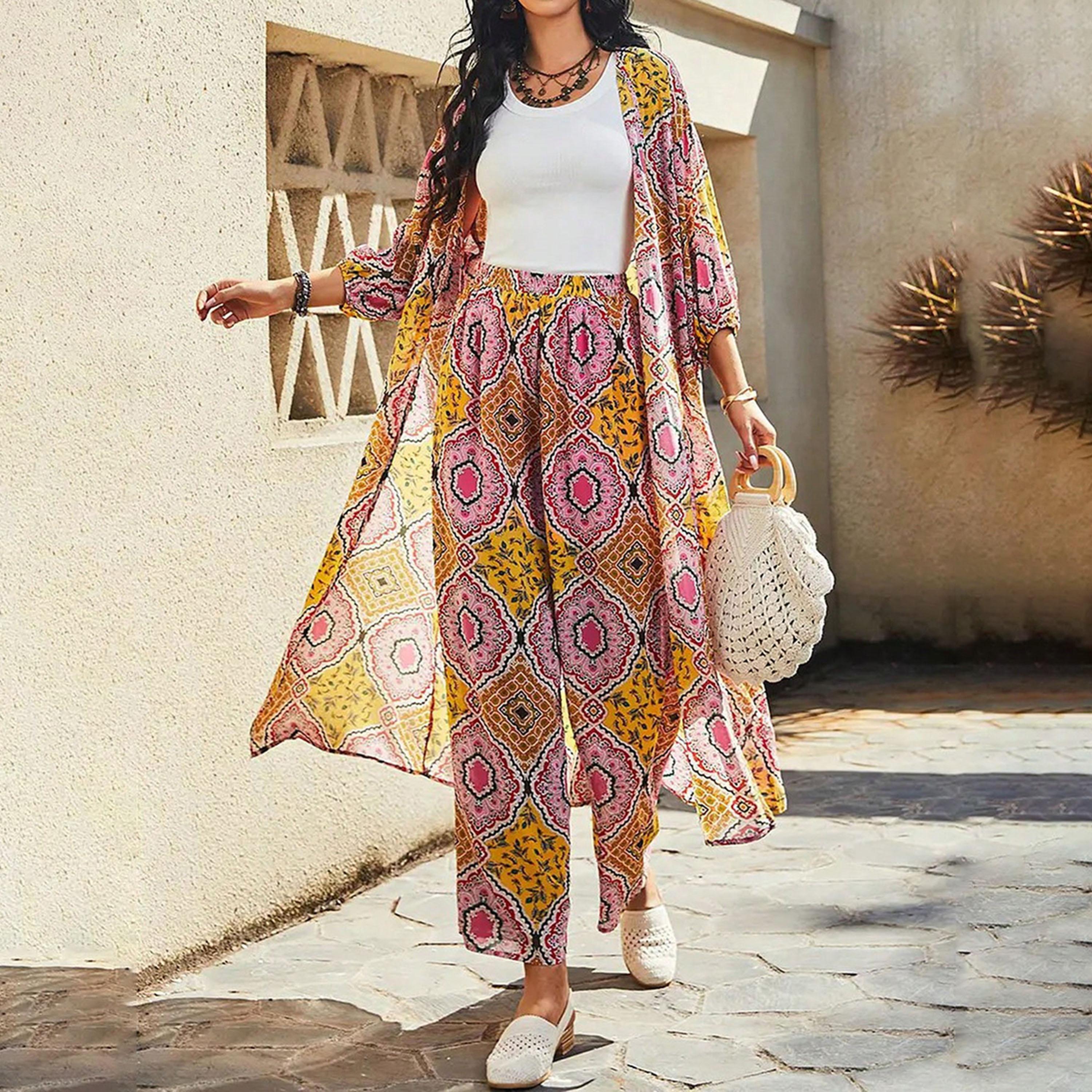 Russty Dustty X Styli Womens 2pcs Allover Print Kimono and Wide Leg Pants-women-clothing-coordsets-image-5