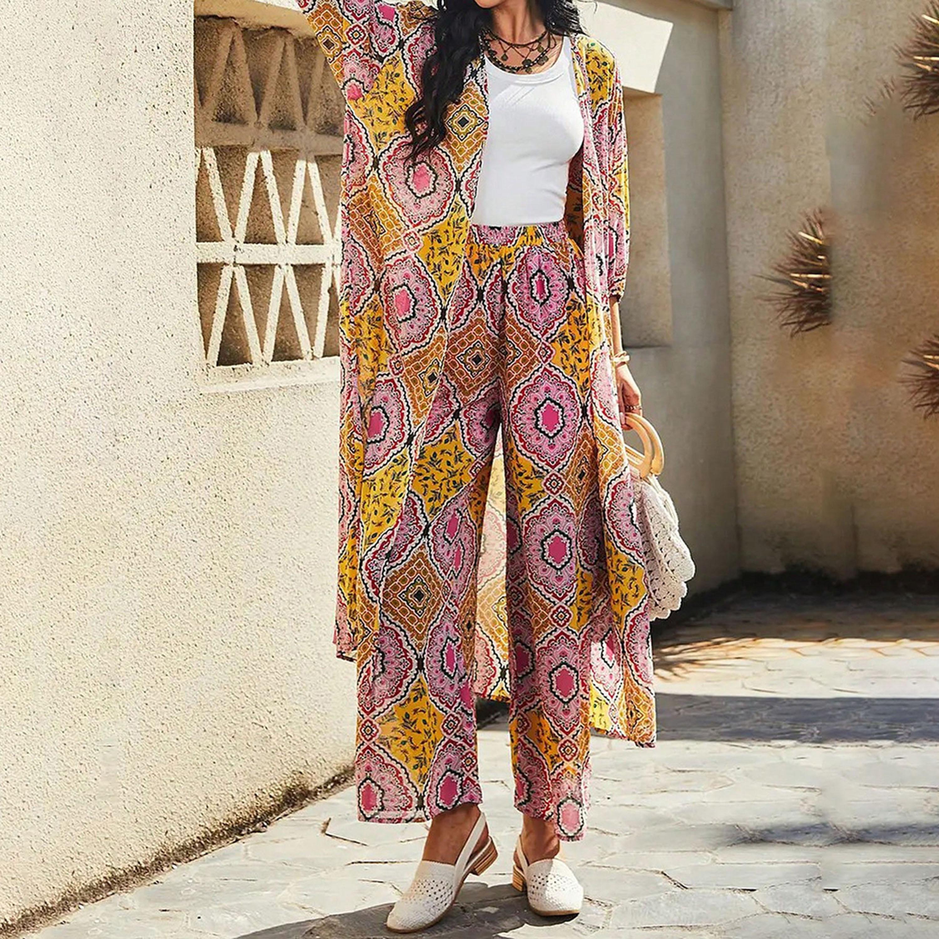 Russty Dustty X Styli Womens 2pcs Allover Print Kimono and Wide Leg Pants-women-clothing-coordsets-image-6