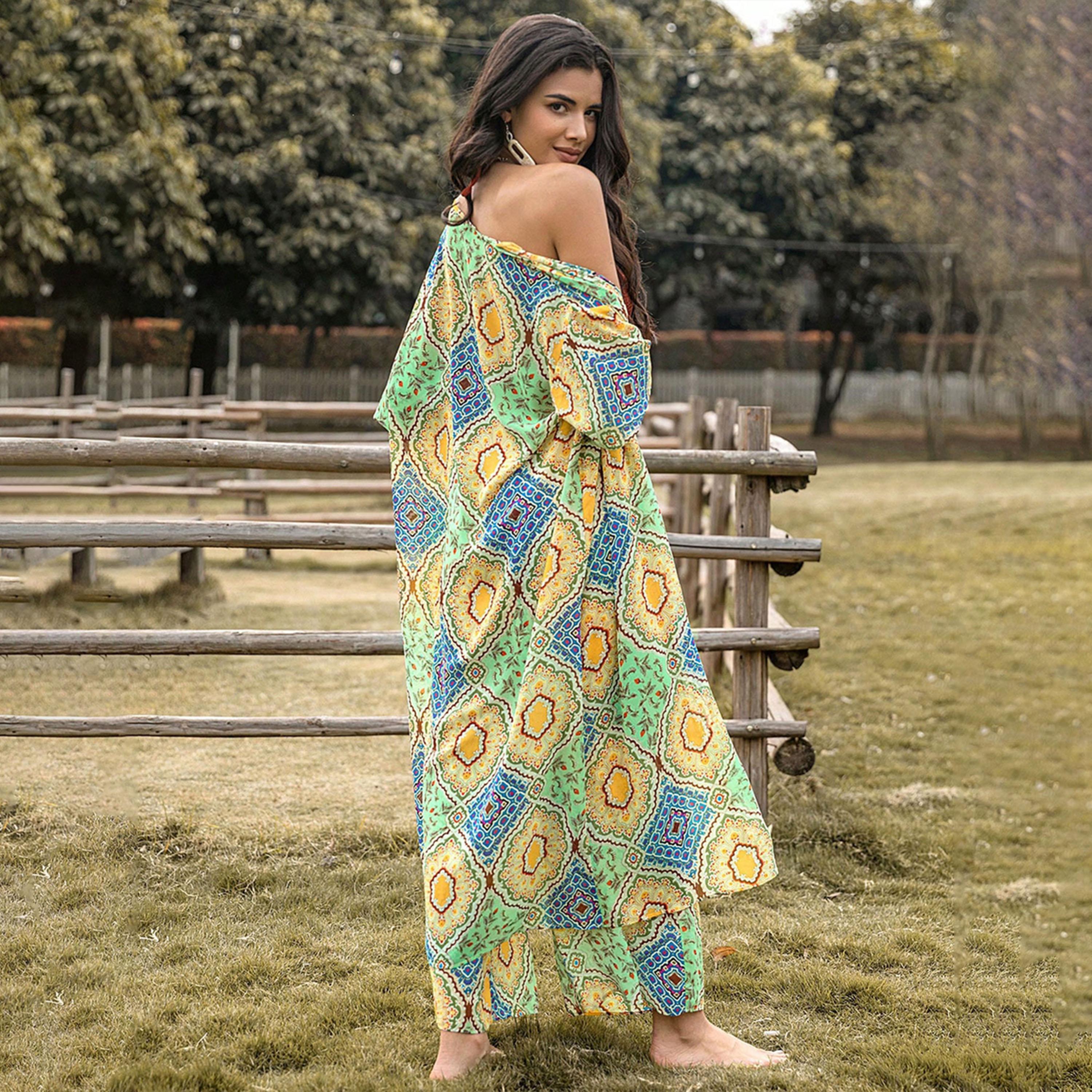 Russty Dustty X Styli Womens 2pcs Allover Print Kimono and Wide Leg Pants-women-clothing-coordsets-image-2