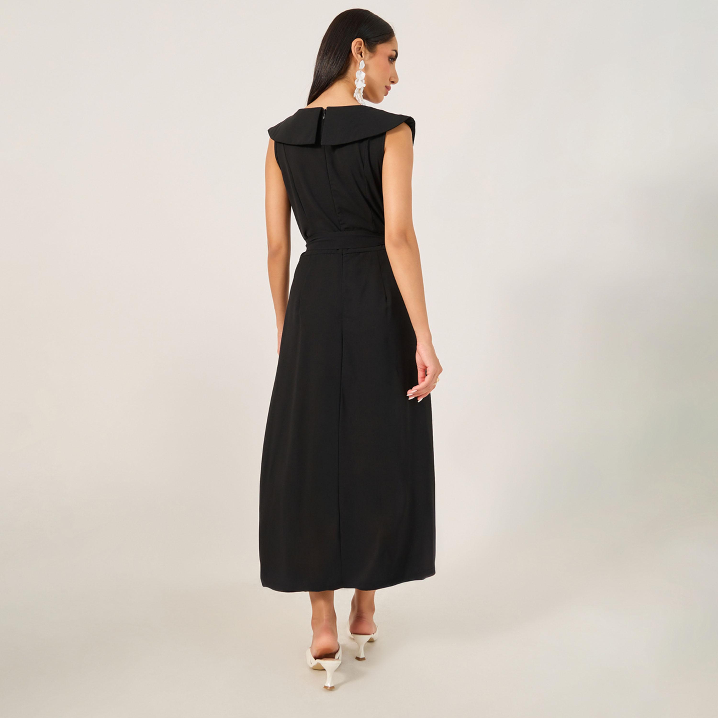 ستايلي - جلابية نسائية كاجوال موردة بغطاء رأس وأكمام طويلة-women-clothing-dresses-image-5