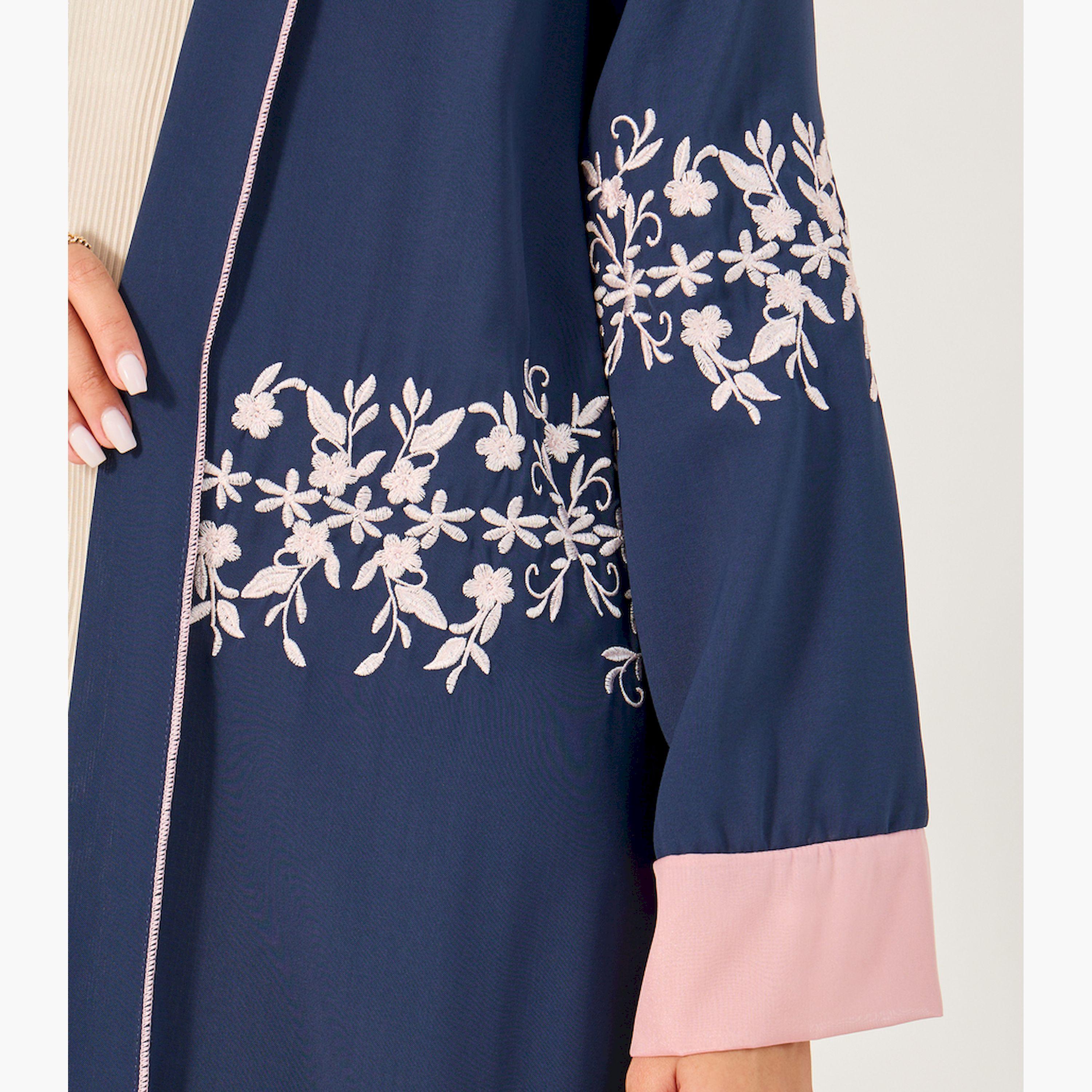 ستايلي - فستان ماكسي سادة ضيق أنيق للنساء بياقة على شكل حرف V وأكمام طويلة-women-clothing-dresses-image-4