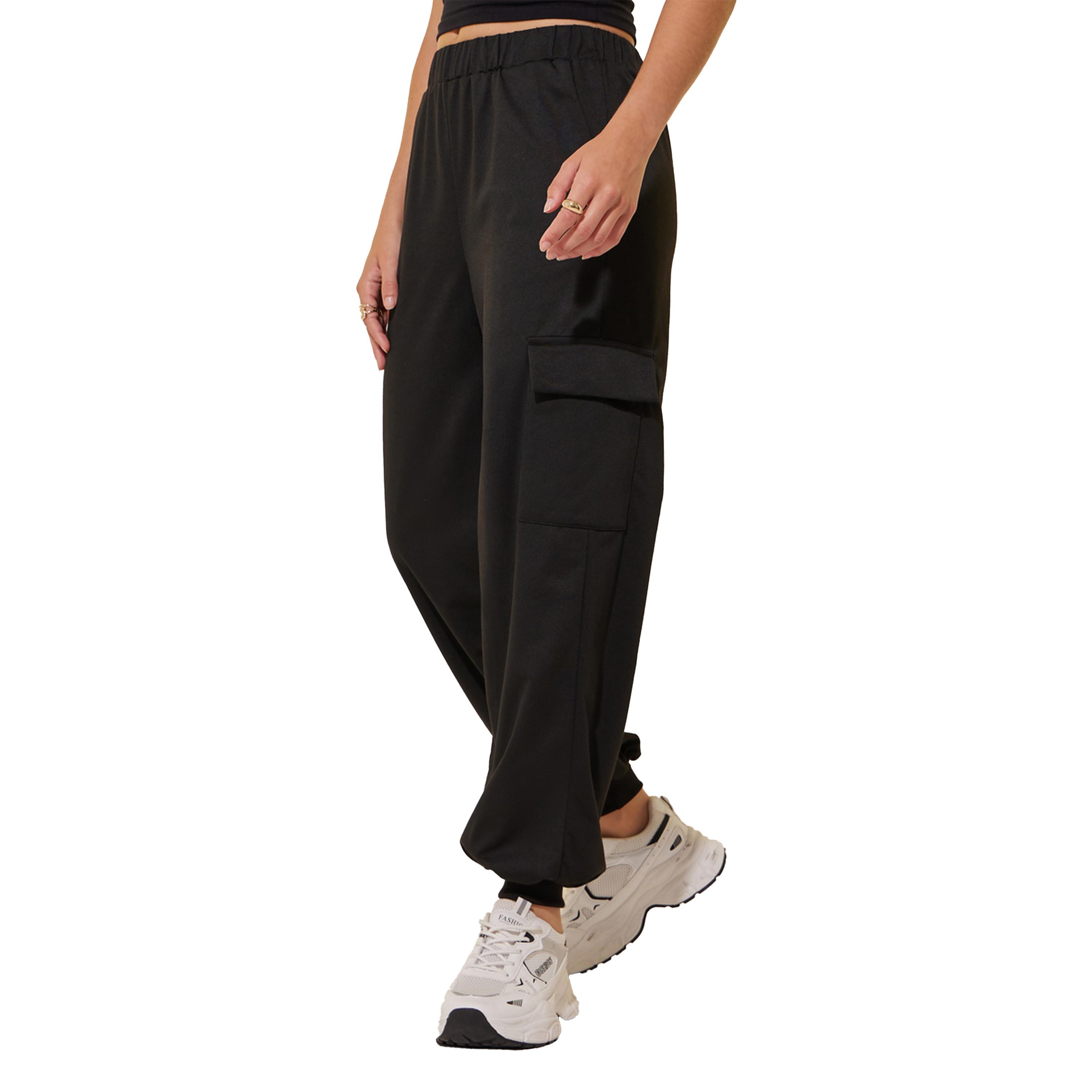 Take Two Solid Loose Fit Pockets Joggers-women-clothing-bottoms-joggers-image-3