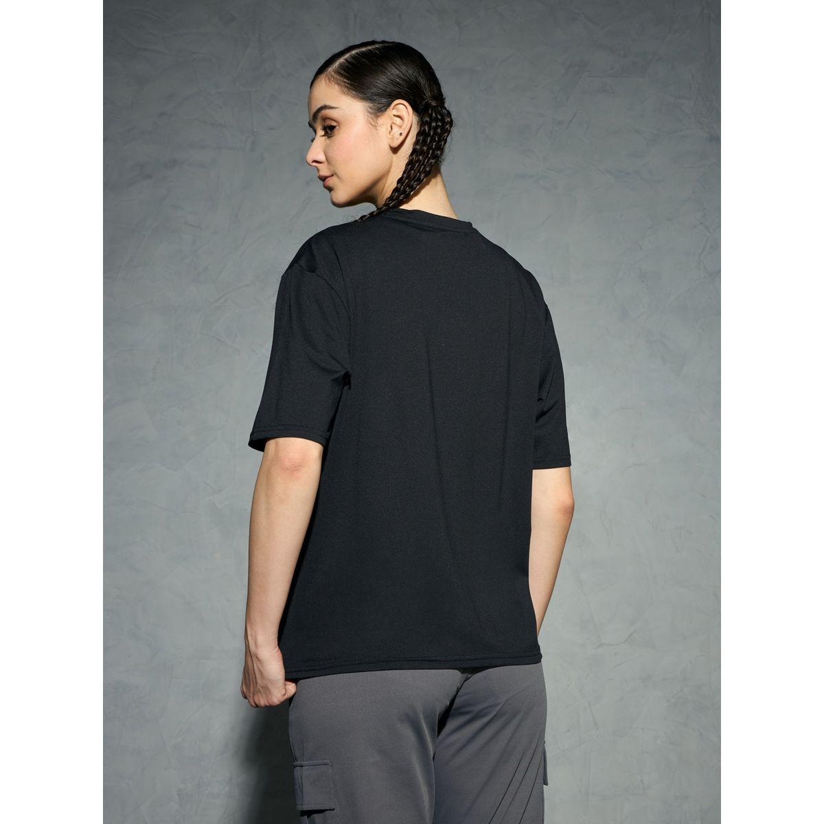 Technosport Solid Boxy Fit Short Sleeve T-Shirt-sports-women-clothing-coatsandjackets-jackets-image-1