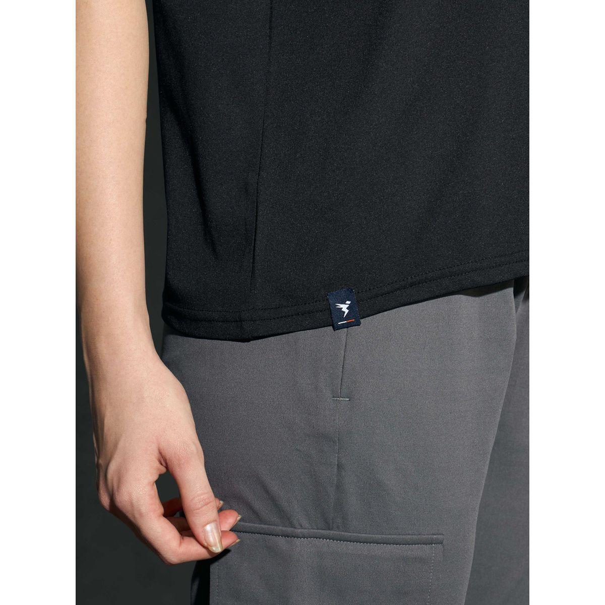 Technosport Solid Boxy Fit Short Sleeve T-Shirt-sports-women-clothing-coatsandjackets-jackets-image-4