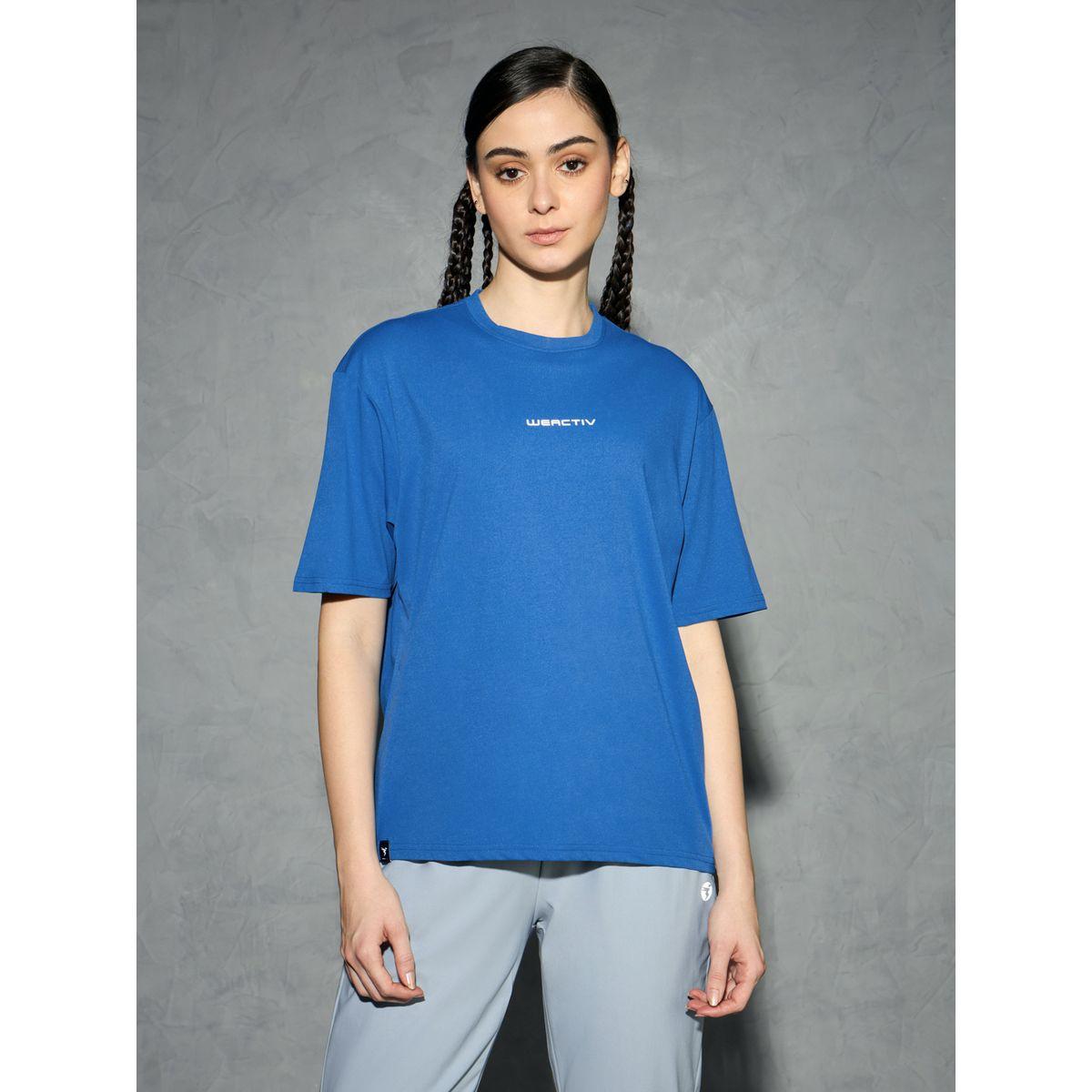Technosport Solid Boxy Fit Short Sleeve T-Shirt-sports-women-clothing-coatsandjackets-jackets-image-3