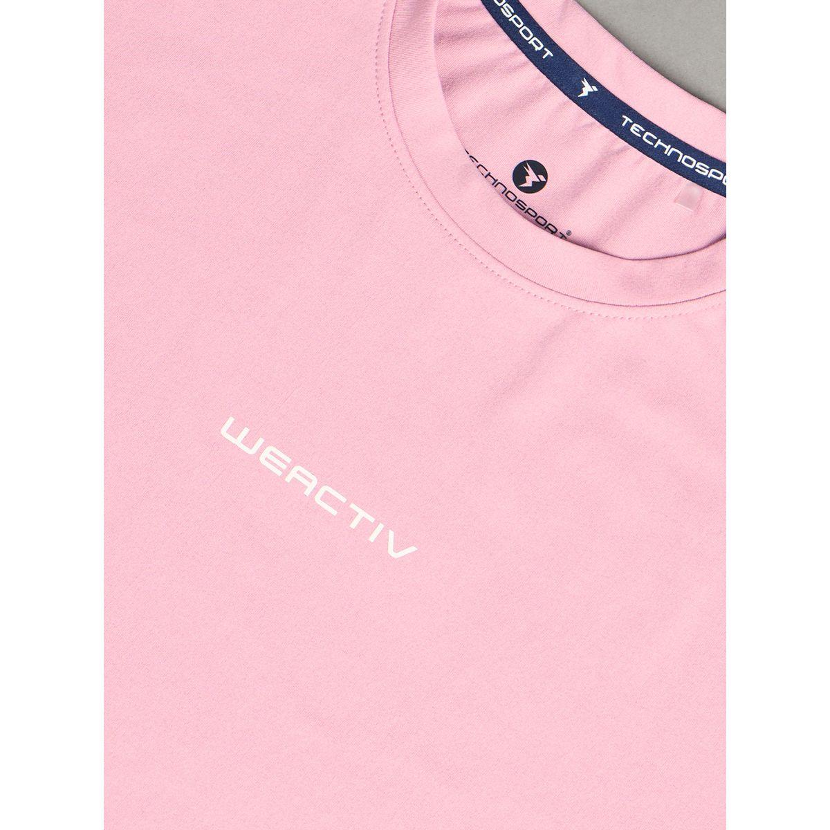 Technosport Solid Boxy Fit Short Sleeve T-Shirt-sports-women-clothing-coatsandjackets-jackets-image-1