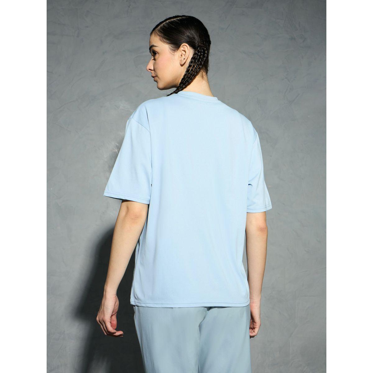 Technosport Solid Boxy Fit Short Sleeve T-Shirt-sports-women-clothing-coatsandjackets-jackets-image-5