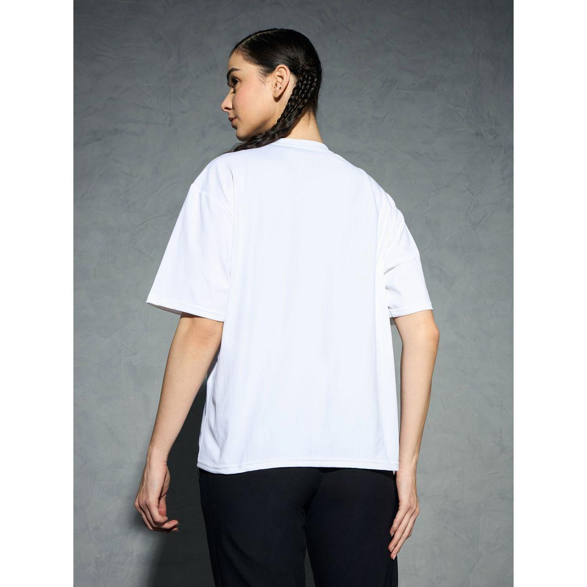Technosport Solid Boxy Fit Short Sleeve T-Shirt-sports-women-clothing-coatsandjackets-jackets-image-1