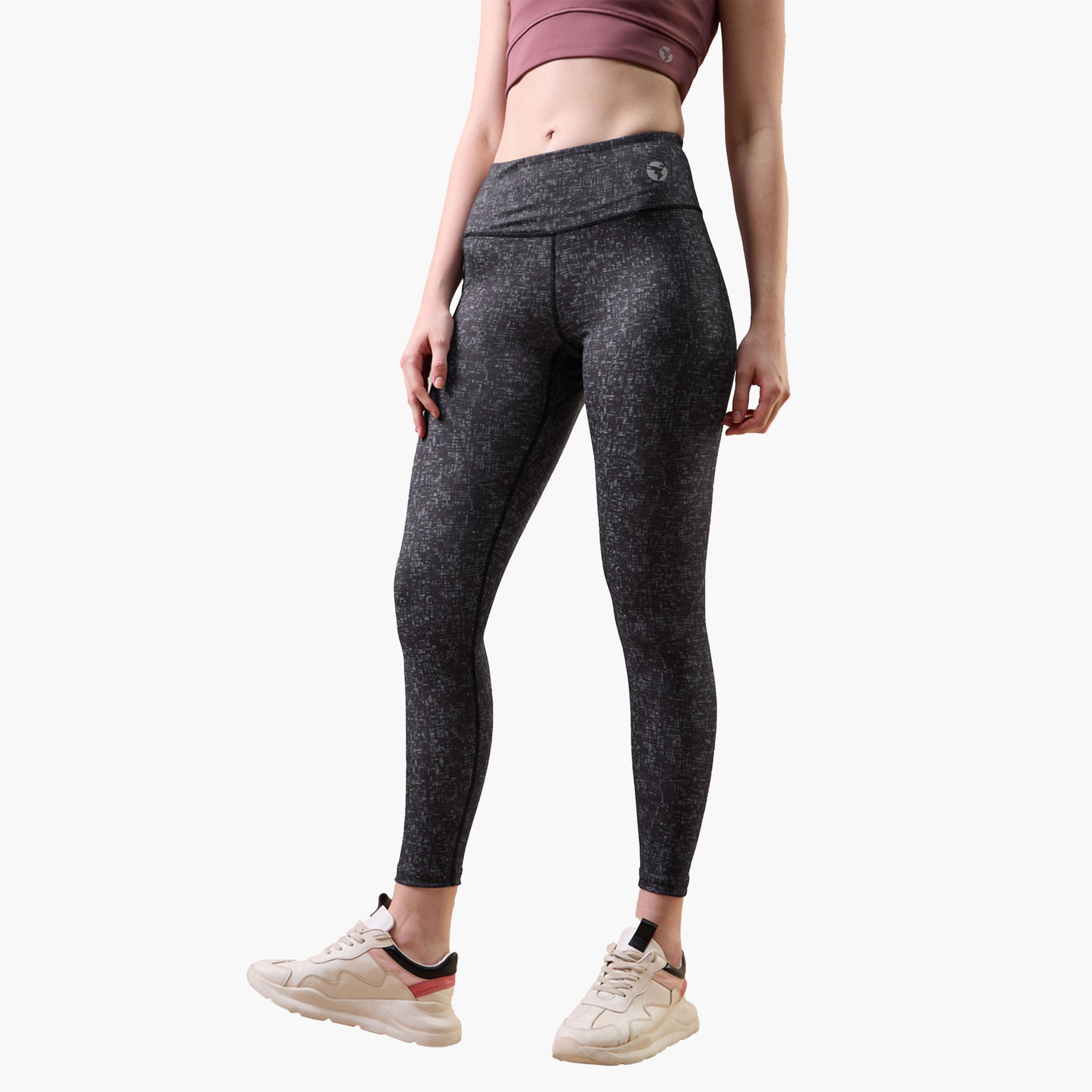 Technosport X Styli Solid Wide Waistband Leggings-women-clothing-sportswearandactivewear-bottoms-image-3