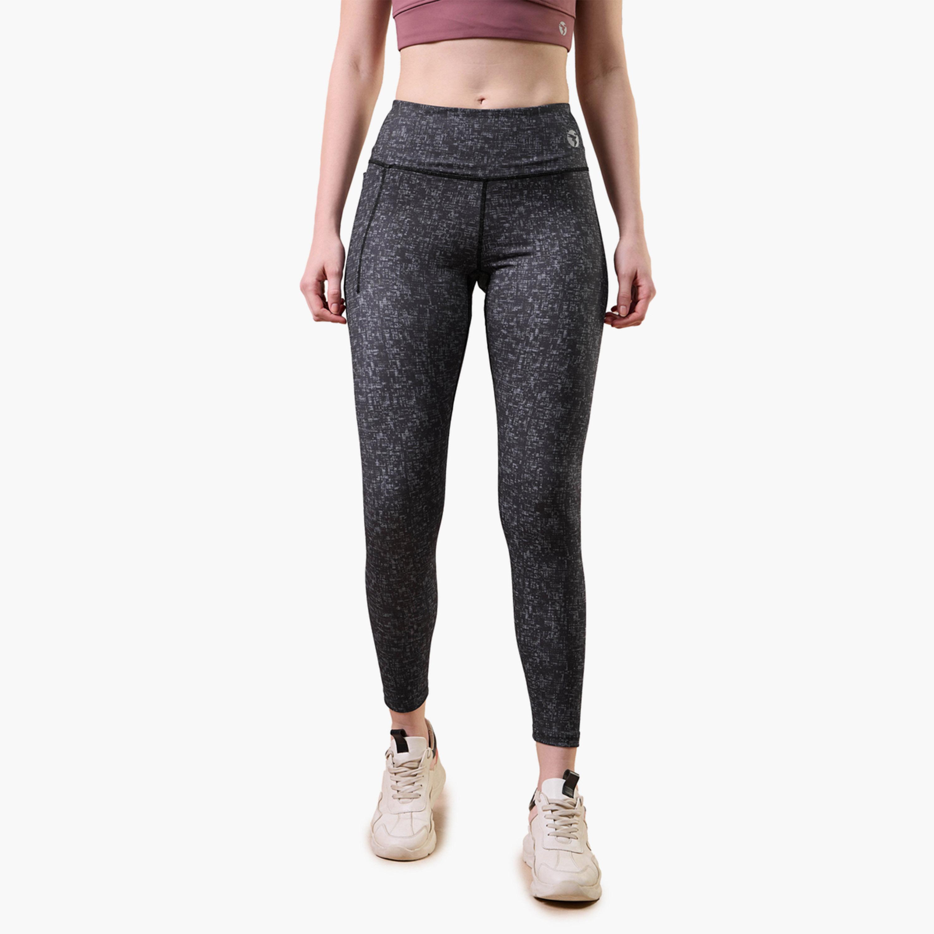 تيكنو سبورت × ستايلي - ليقنز سادة بحزام خصر عريض-women-clothing-sportswearandactivewear-bottoms-image-5