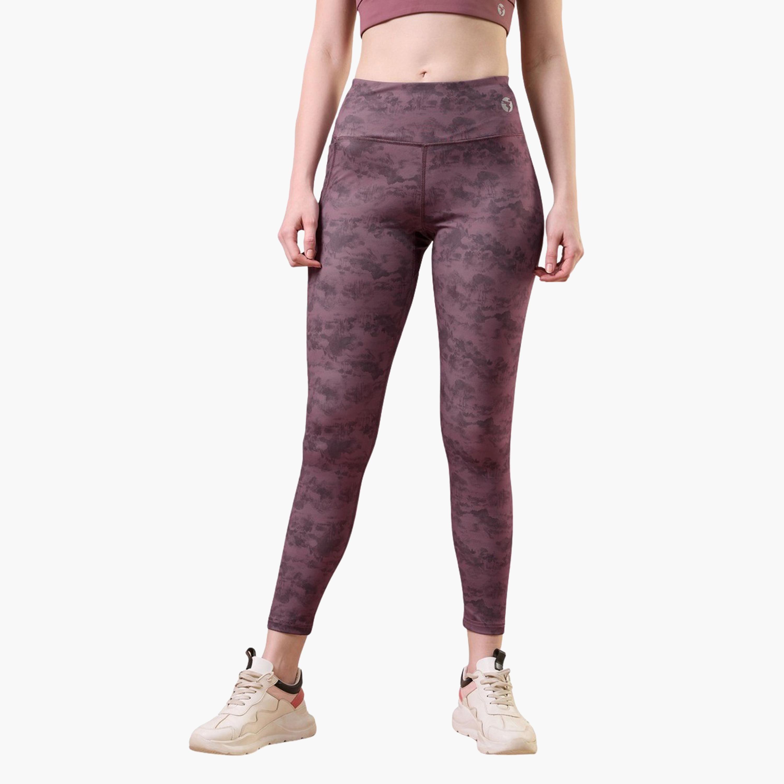 Technosport x Styli Women Camouflage Print Slim Fit Leggings-women-clothing-sportswearandactivewear-bottoms-image-1