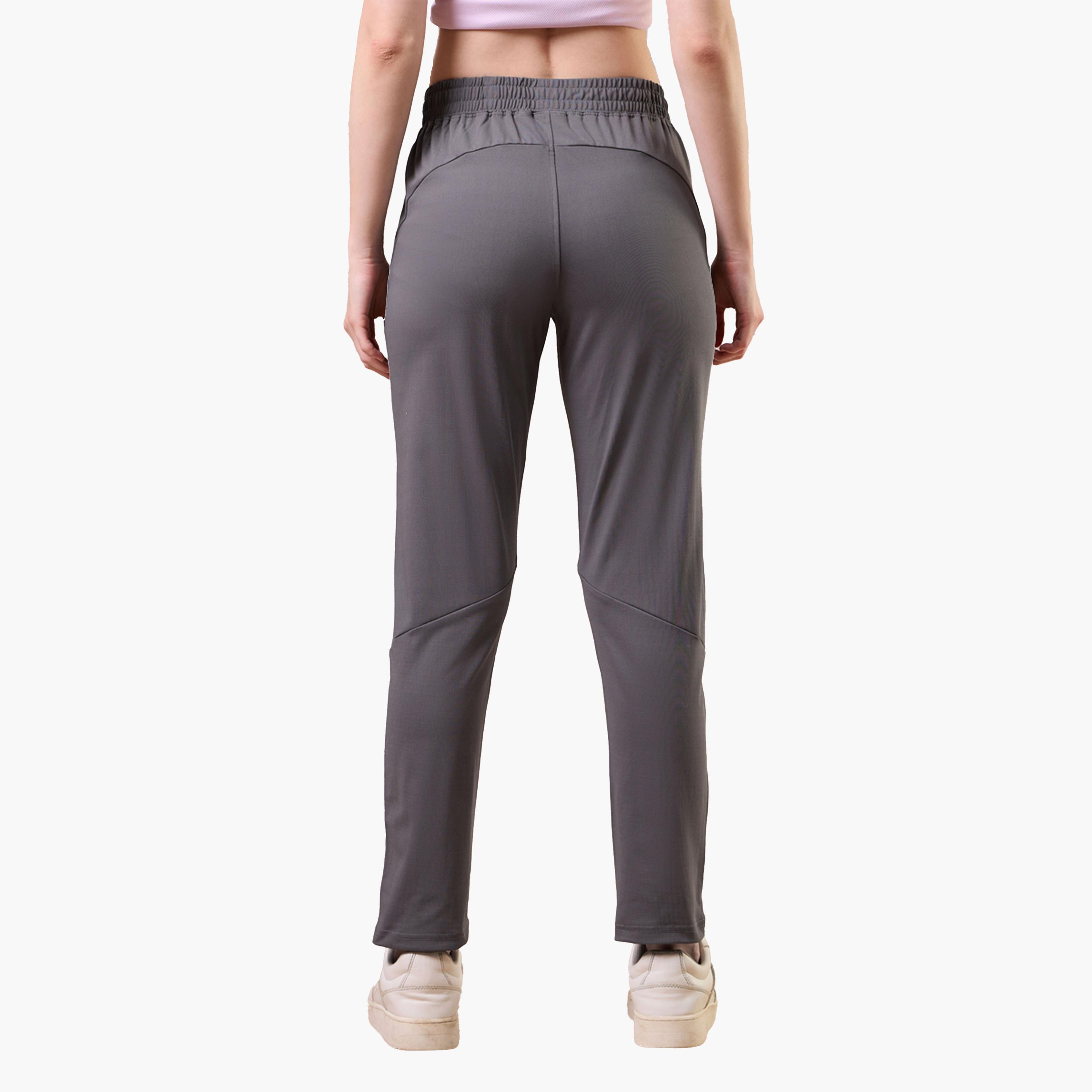 تيكنو سبورت × ستايلي - بنطال رياضي سادة بقصّة ضيقة مع جيوب-women-clothing-sportswearandactivewear-bottoms-image-3