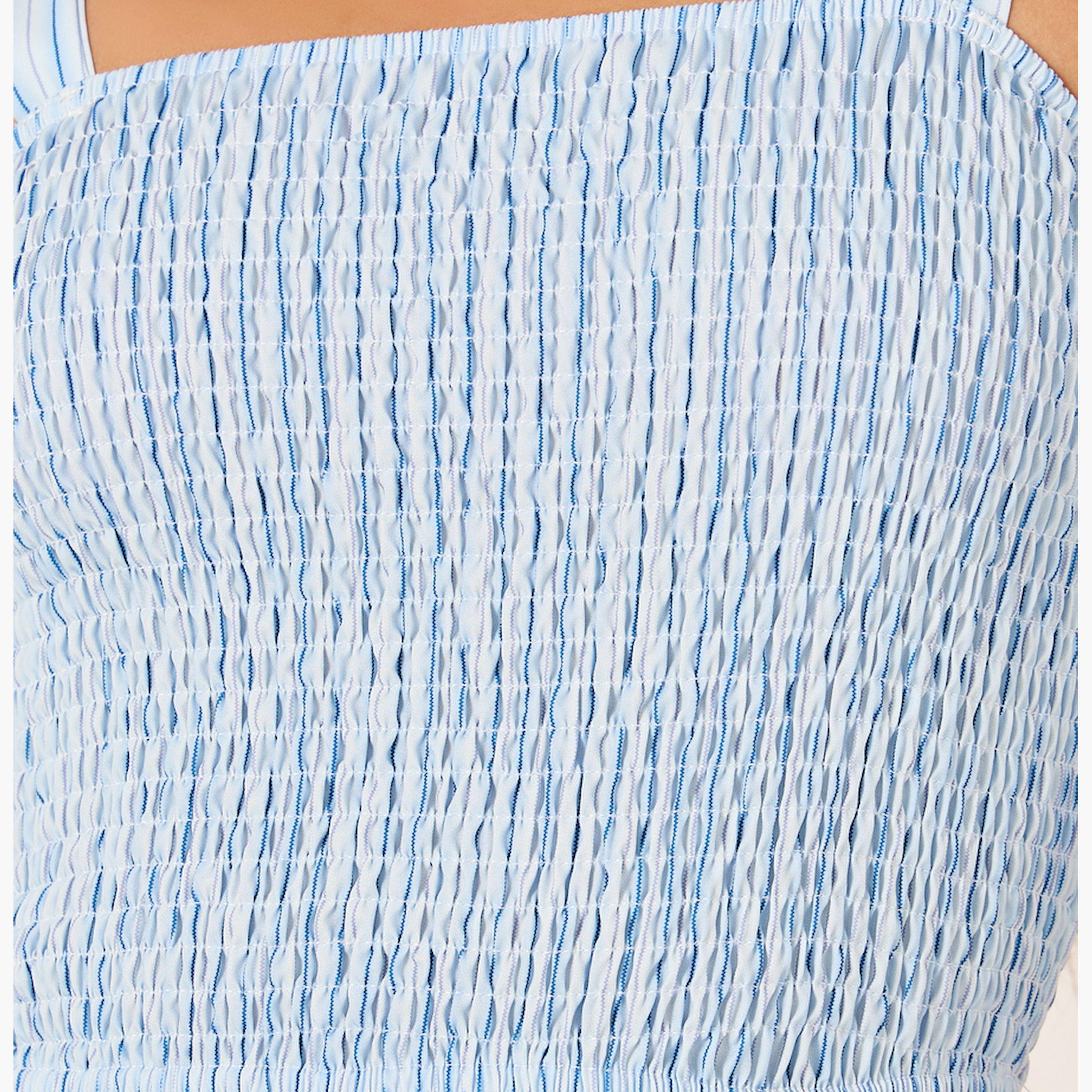 ستايلي - فستان ماكسي مخطط متعدد الطبقات-women-clothing-dresses-image-4