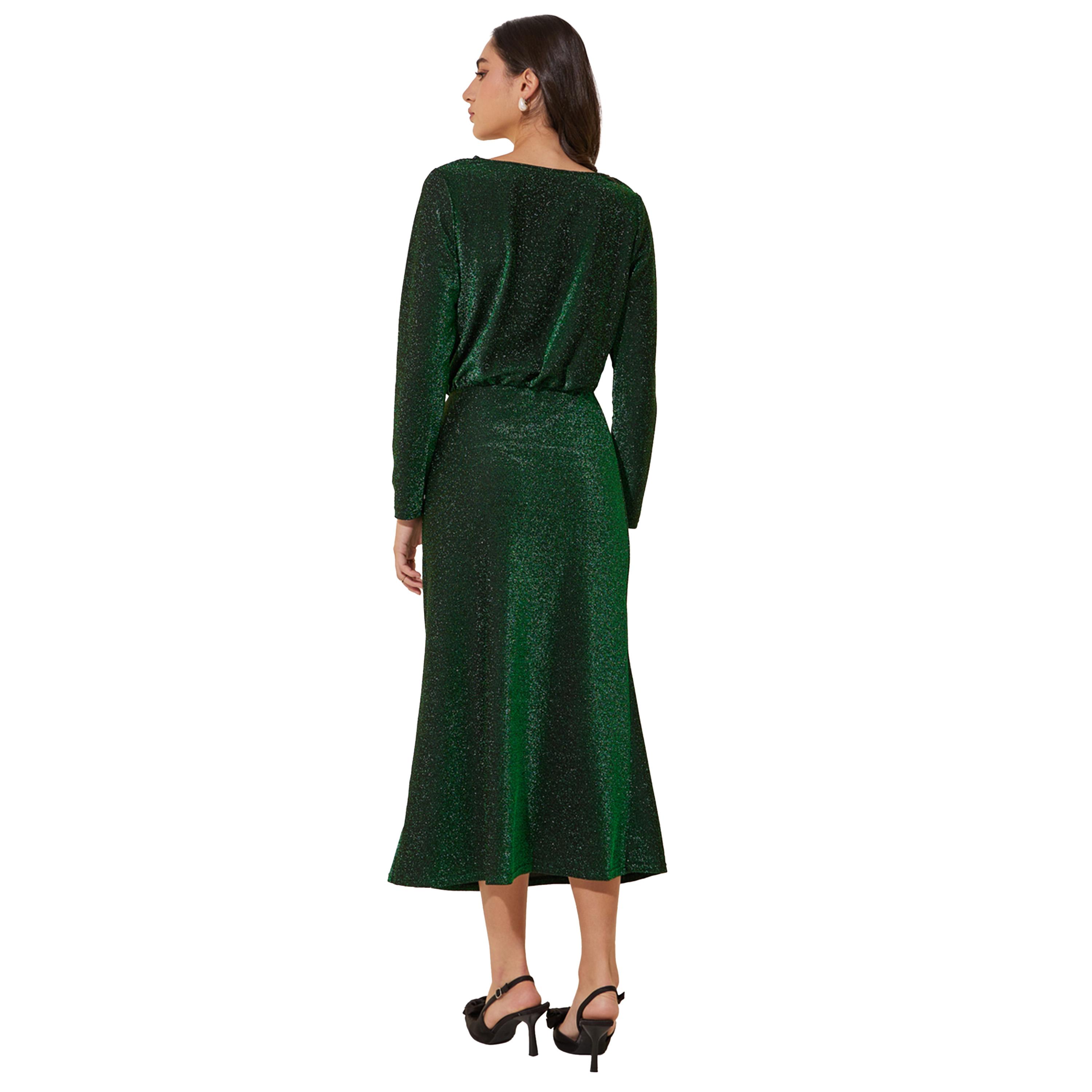 فستان ميدي بتفاصيل براقة وأكمام طويلة-women-clothing-dresses-image-5