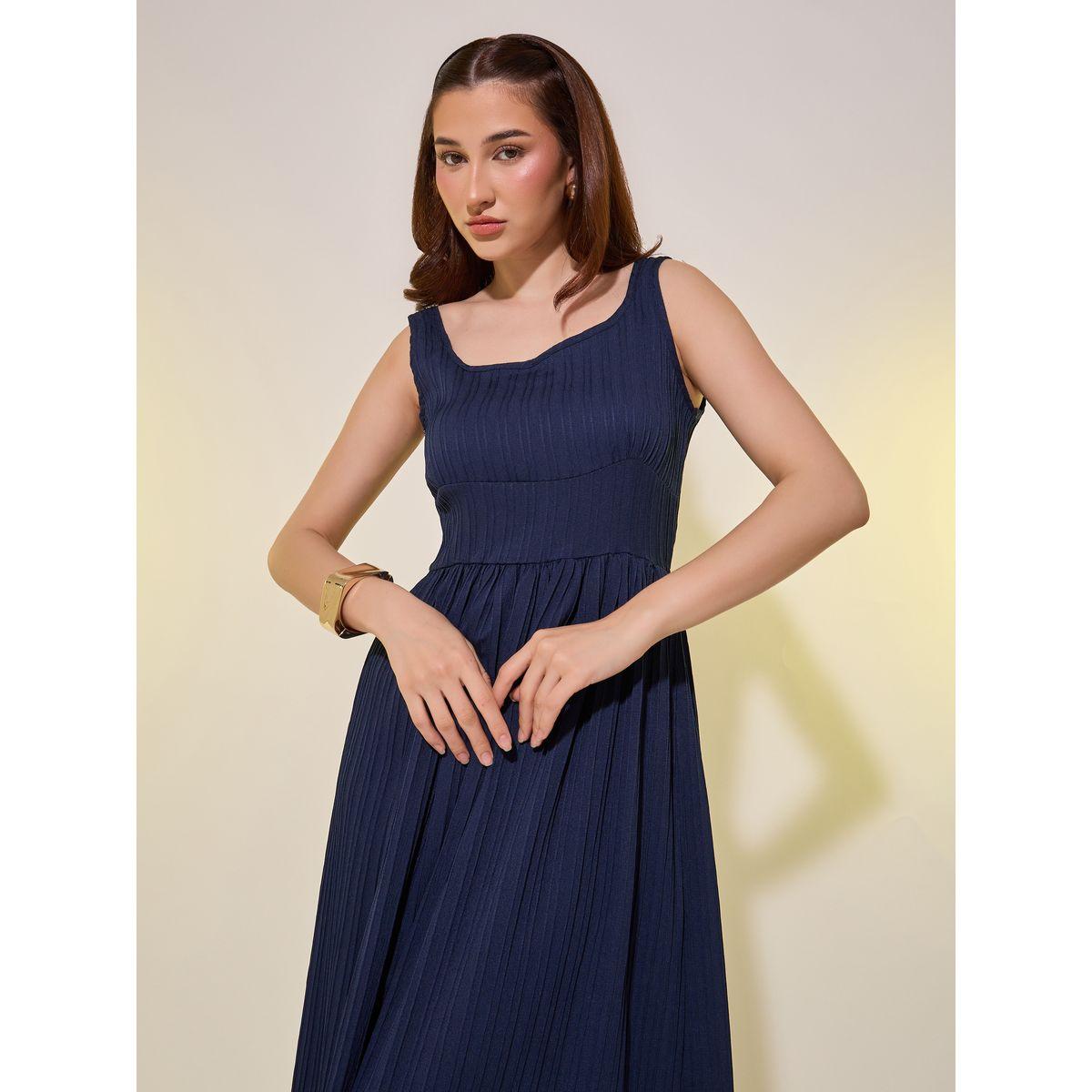 فستان ميدي بلا أكمام مع حافة واسعة-women-clothing-dresses-image-3