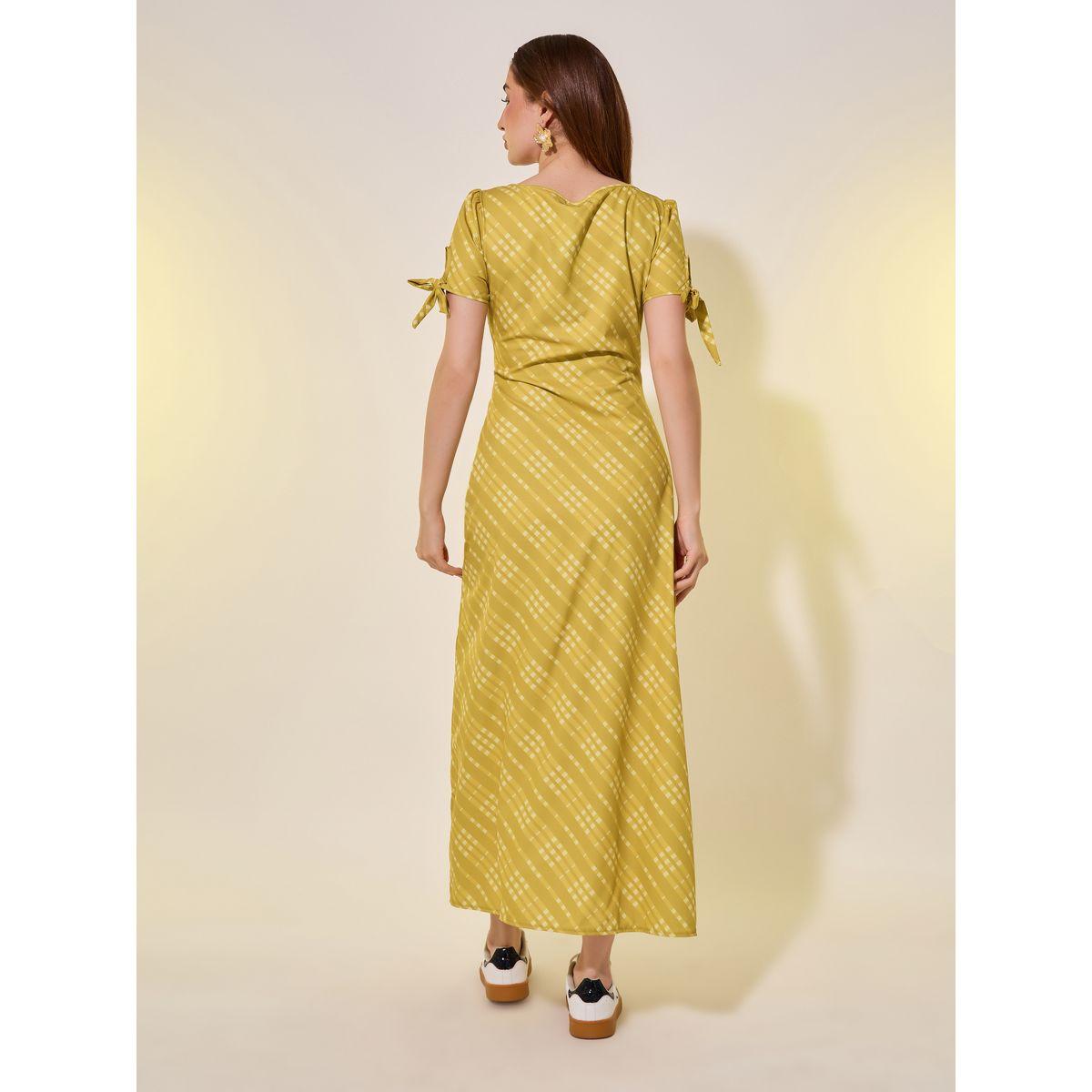 Styli Striped Tie-Up Sleeve Cuff Midi Dress-women-clothing-dresses-image-5
