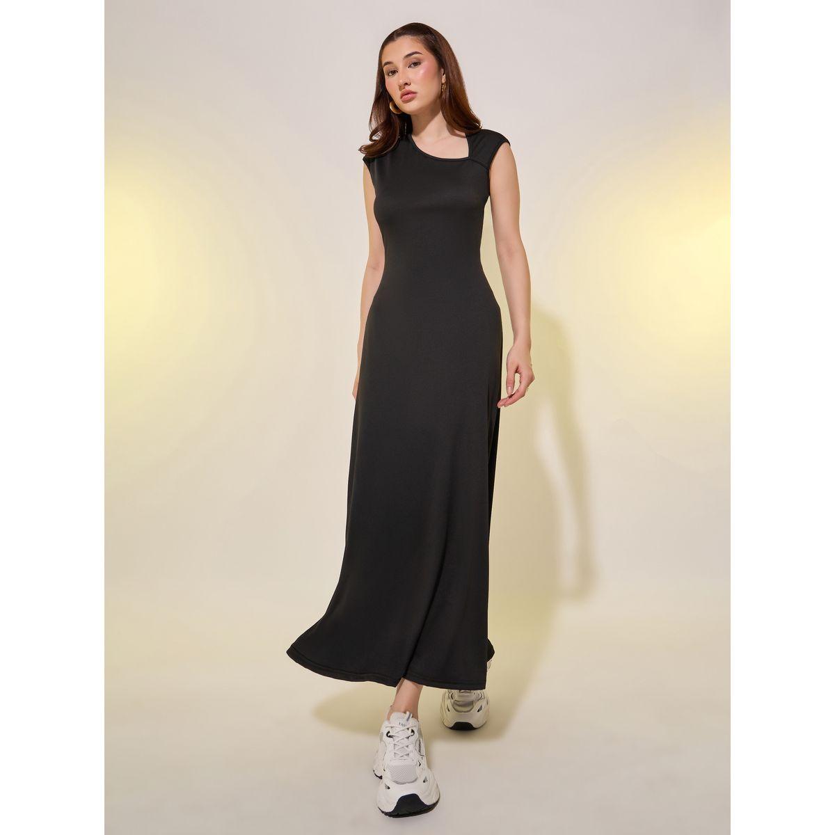 فستان ميدي سادة بلا أكمام-women-clothing-dresses-image-2