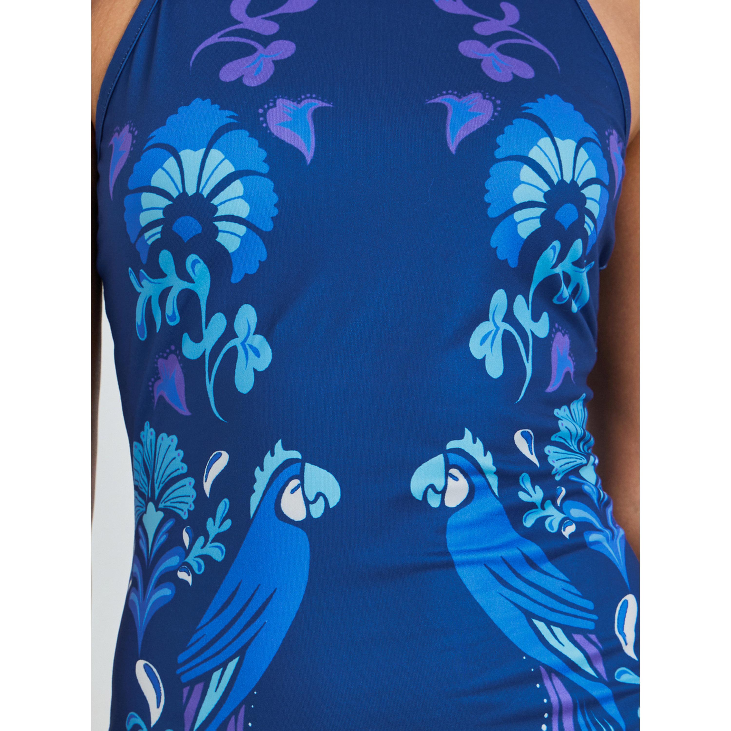 فستان ميدي ضيق بياقة هولتر ومطبوع-women-clothing-dresses-image-5
