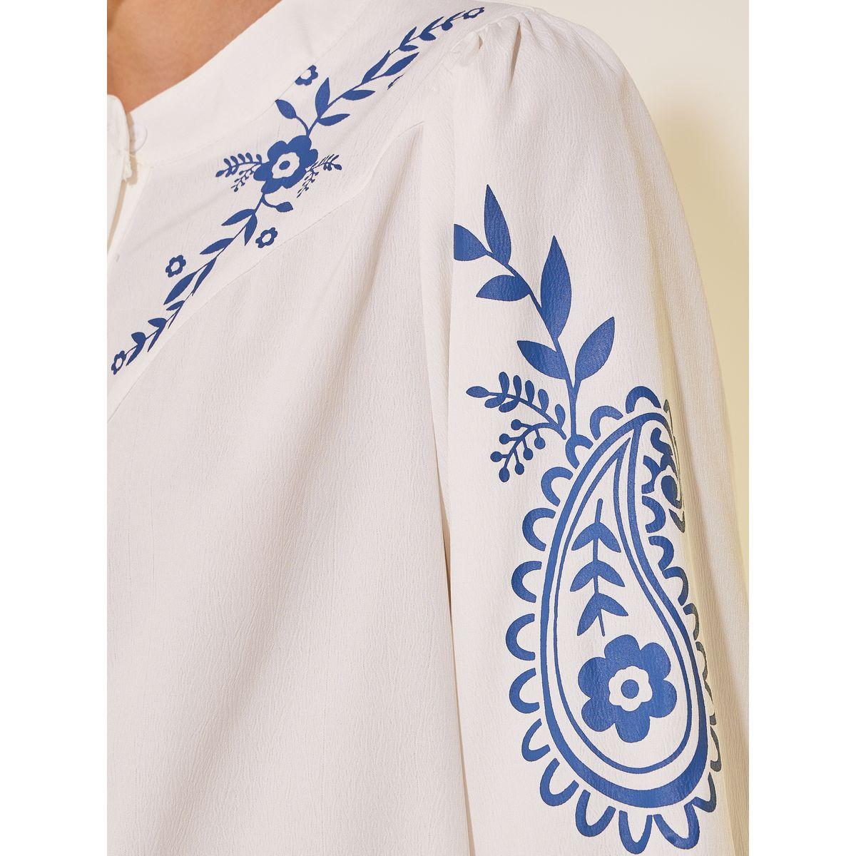 بلوزة بقصة عادية وأكمام طويلة-women-clothing-shirtsandblouses-shirts-image-4