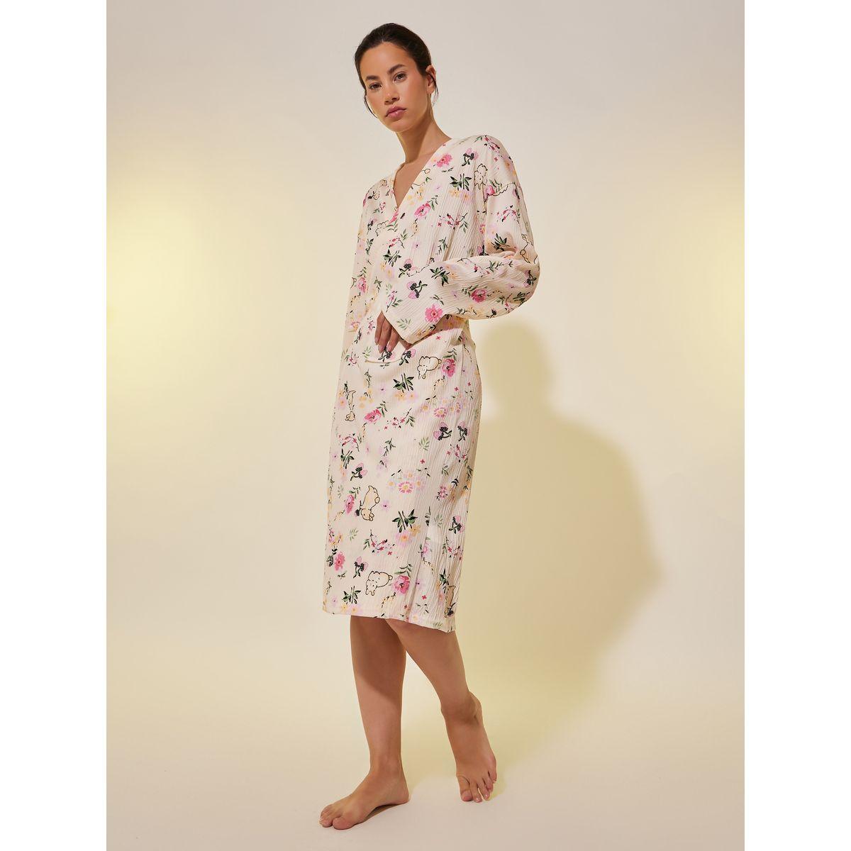 Styli All-Over Print Long Sleeve Robe-women-clothing-nightwear-robes-image-1