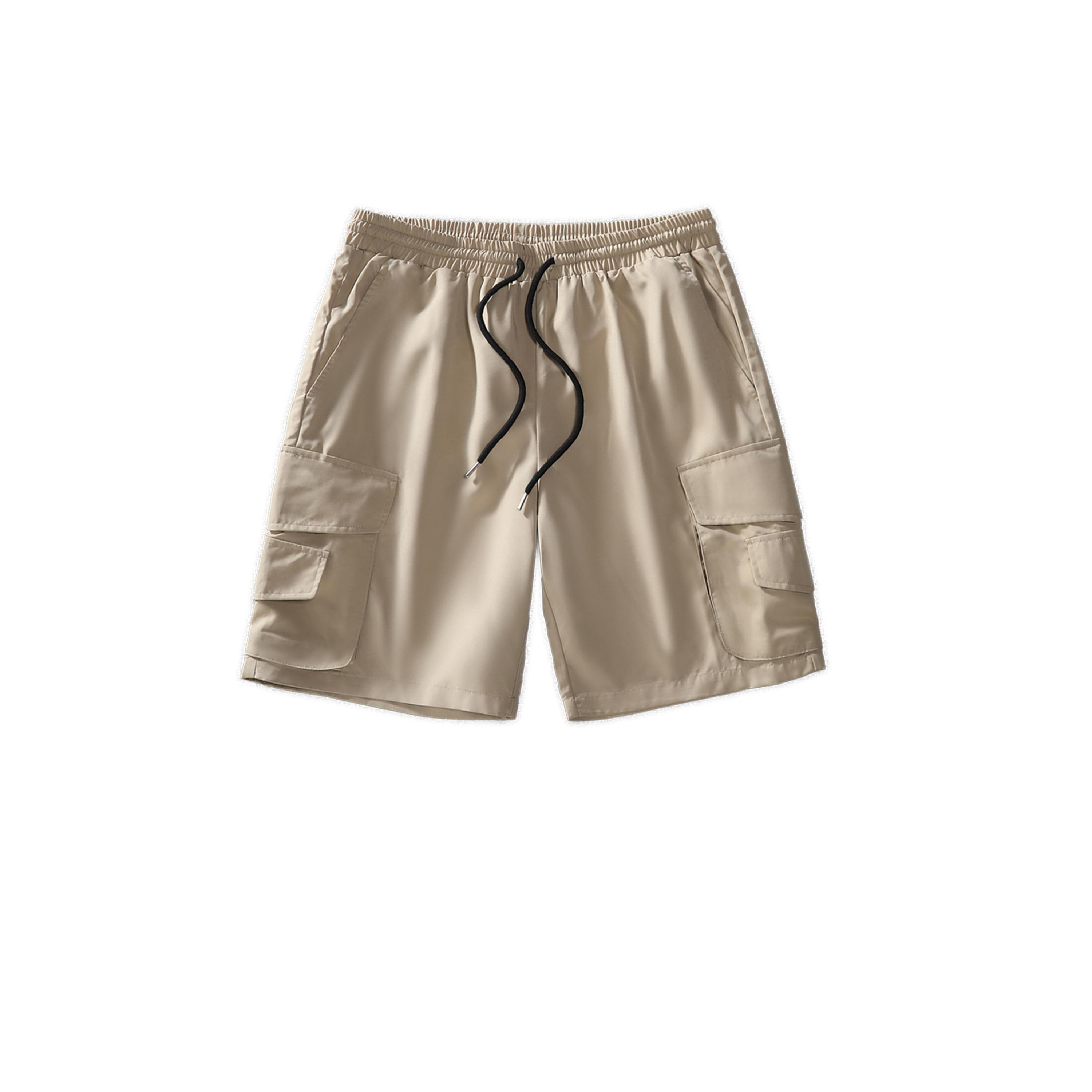 ستايلي - شورت فضفاض مع جيوب-men-clothing-bottoms-shorts-image-1