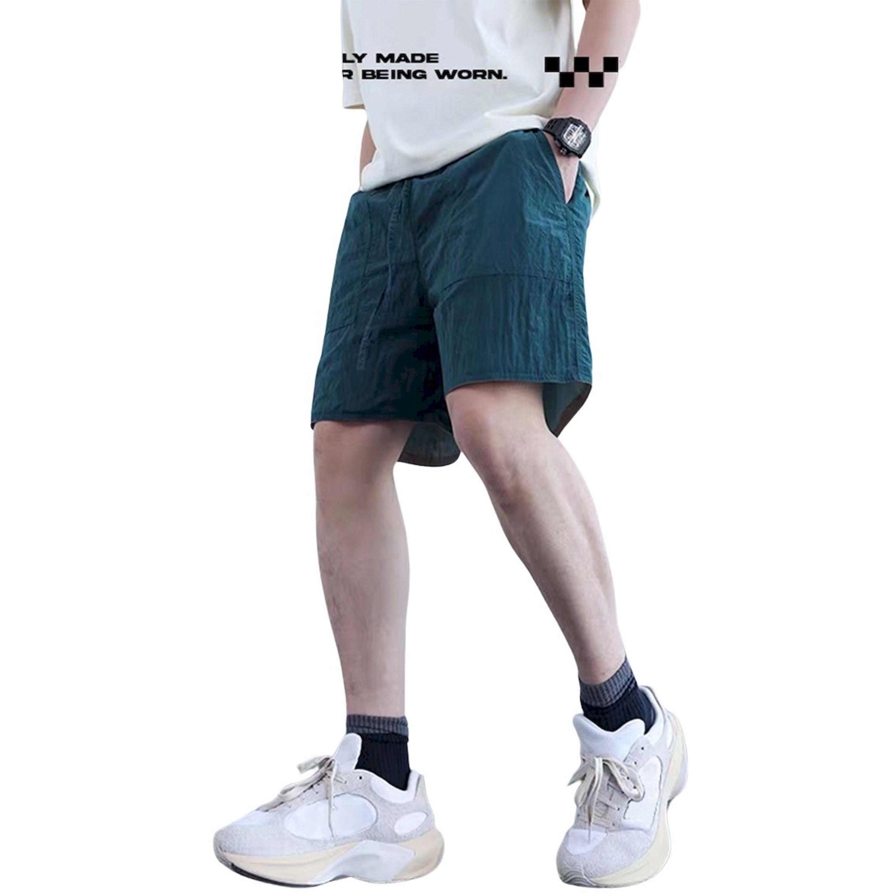 ستايلي - شورت فضفاض بخصر متوسط الارتفاع مع رباط-men-clothing-bottoms-shorts-image-5