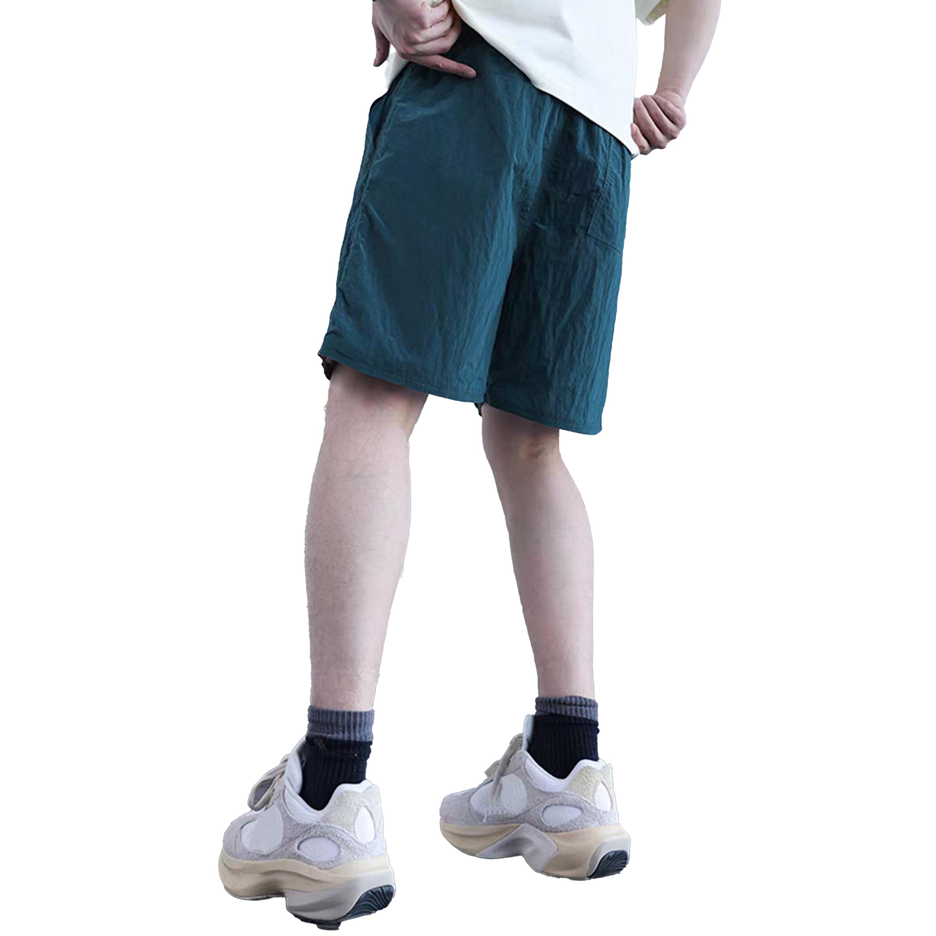 Styli Mid Rise Loose Fit Shorts with Drawstring-men-clothing-bottoms-shorts-image-2