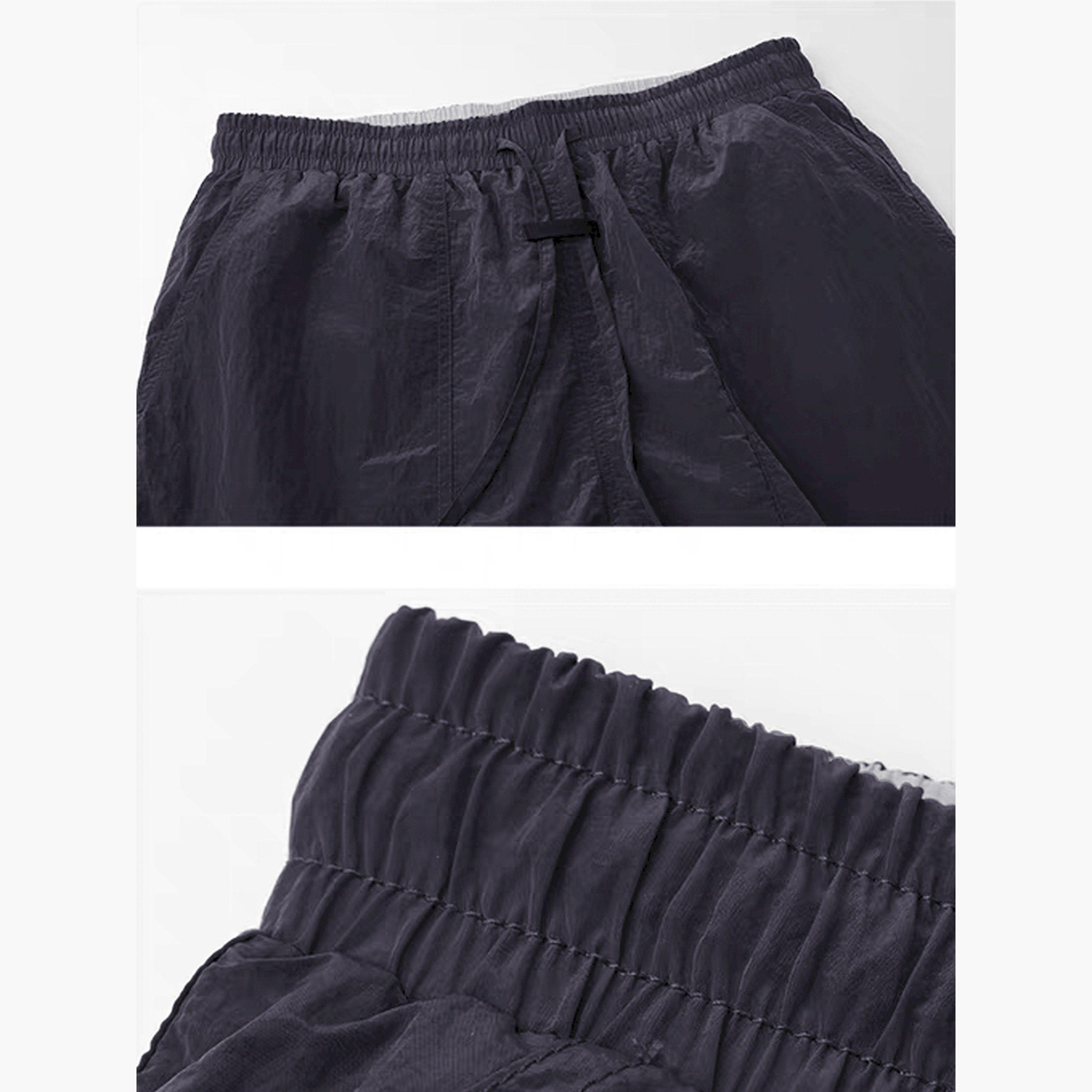 Styli Loose Fit Contrast Trim Shorts with Drawstring-men-clothing-bottoms-shorts-image-3