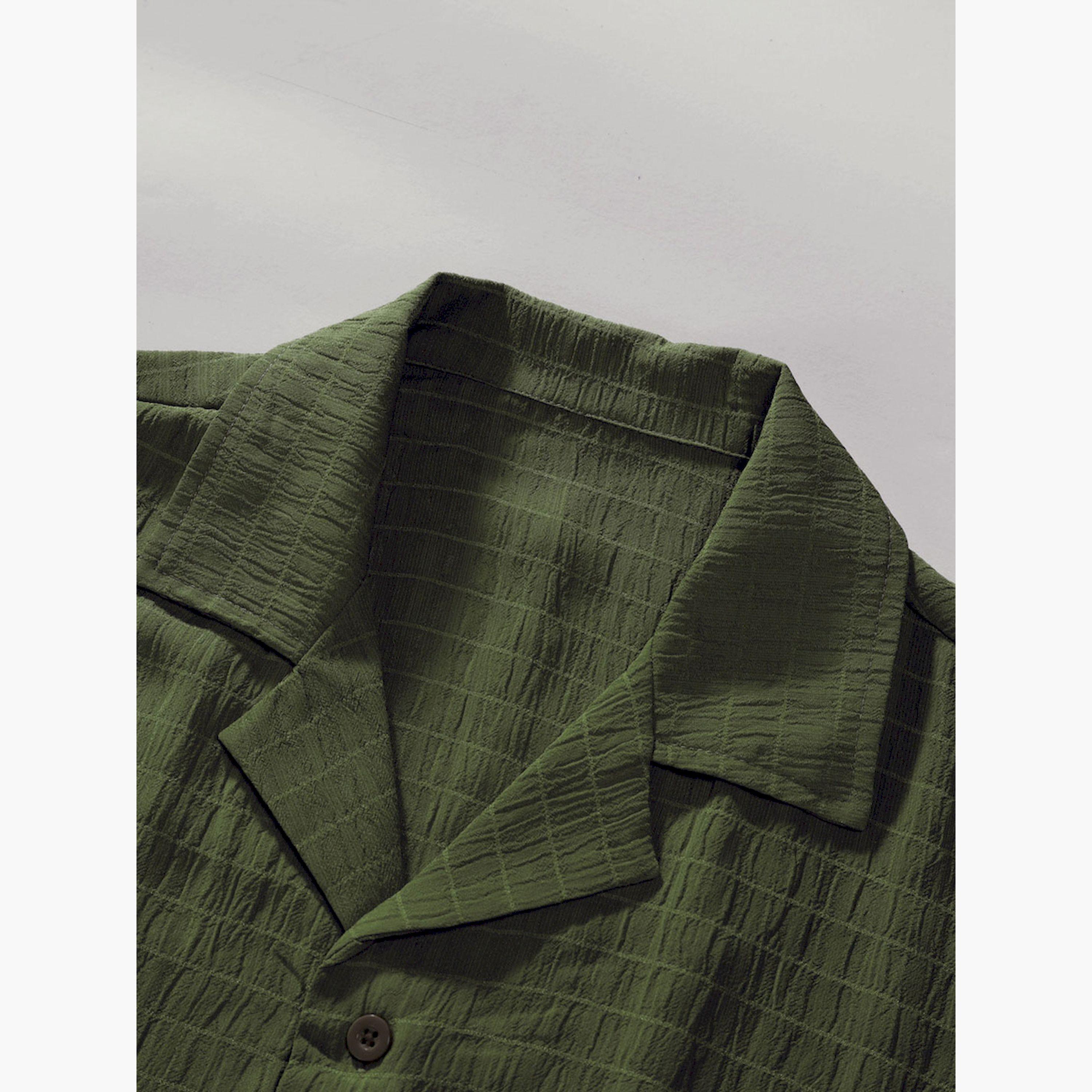 Styli Texture Short Sleeve Buttoned Shirt-men-clothing-shirts-image-3