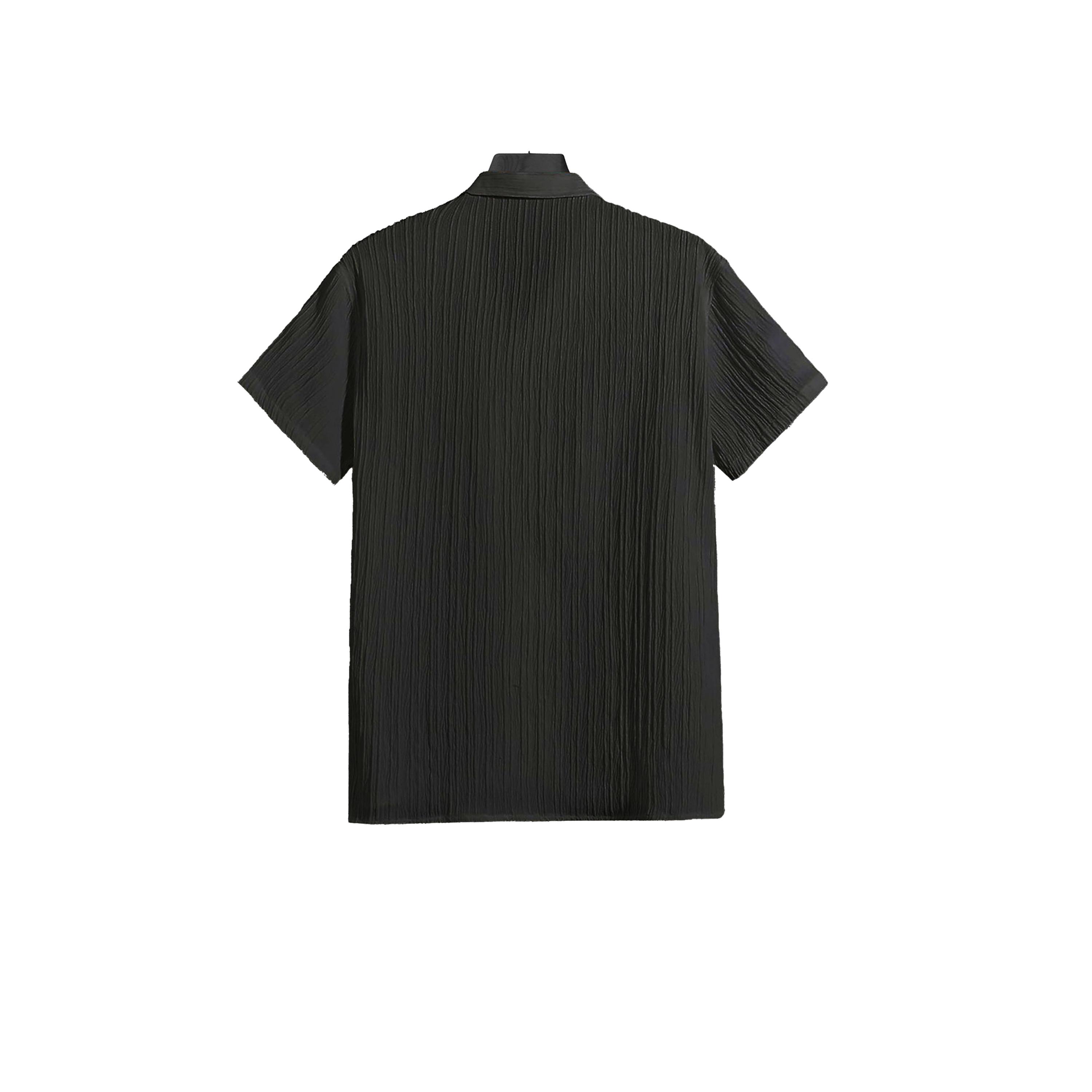 Styli Texture Short Sleeve Buttoned Shirt-men-clothing-shirts-image-2