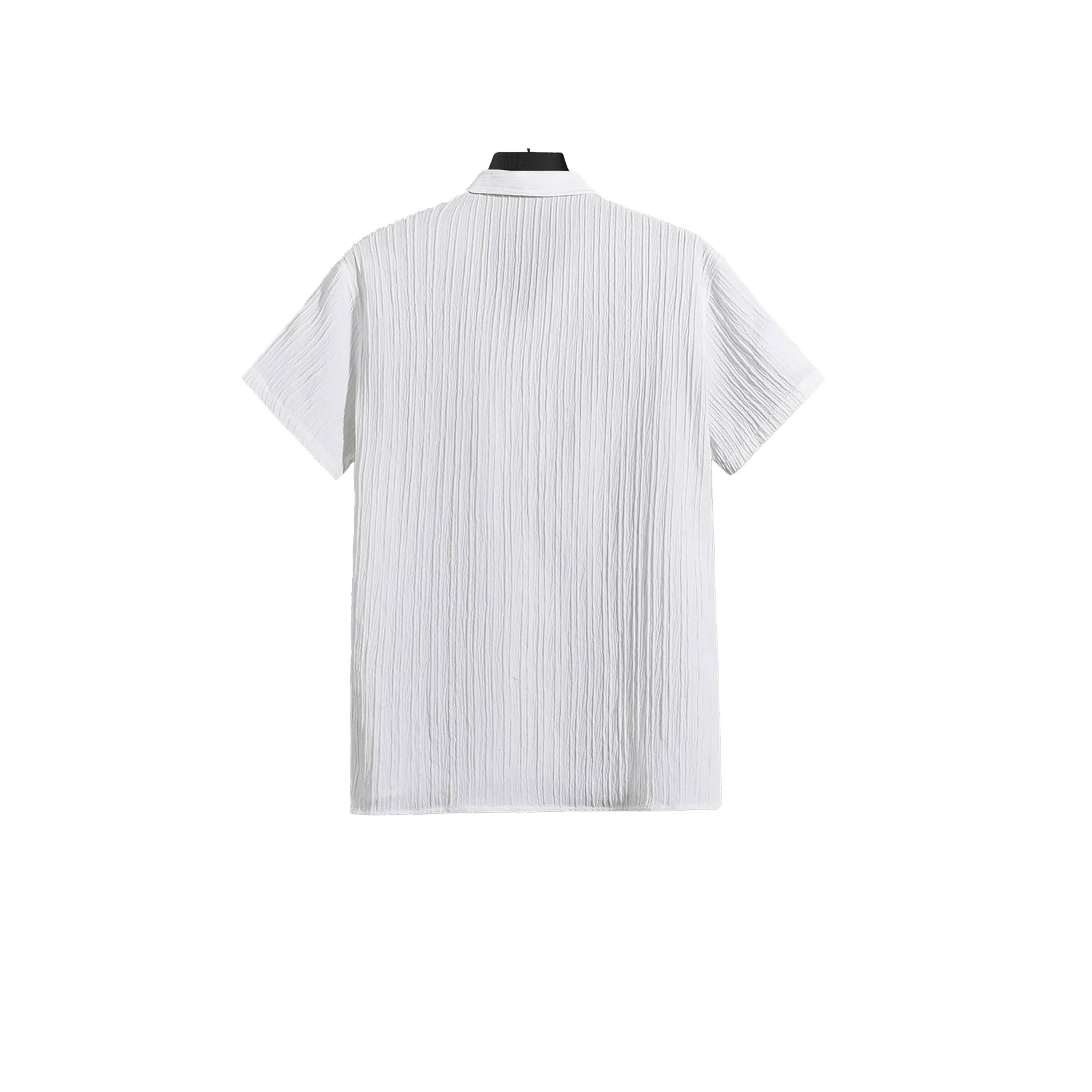 Take Two Texture Short Sleeve Buttoned Shirt-men-clothing-shirts-image-2