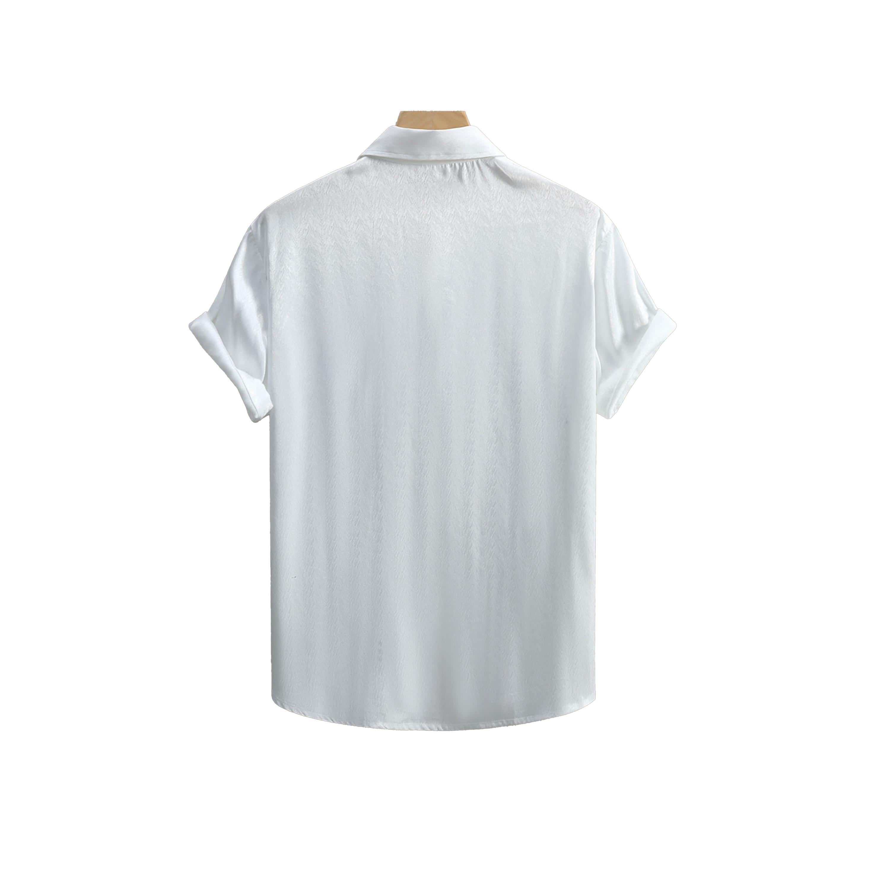 Take Two Solid Short Sleeve Button Up Shirt-men-clothing-shirts-image-2