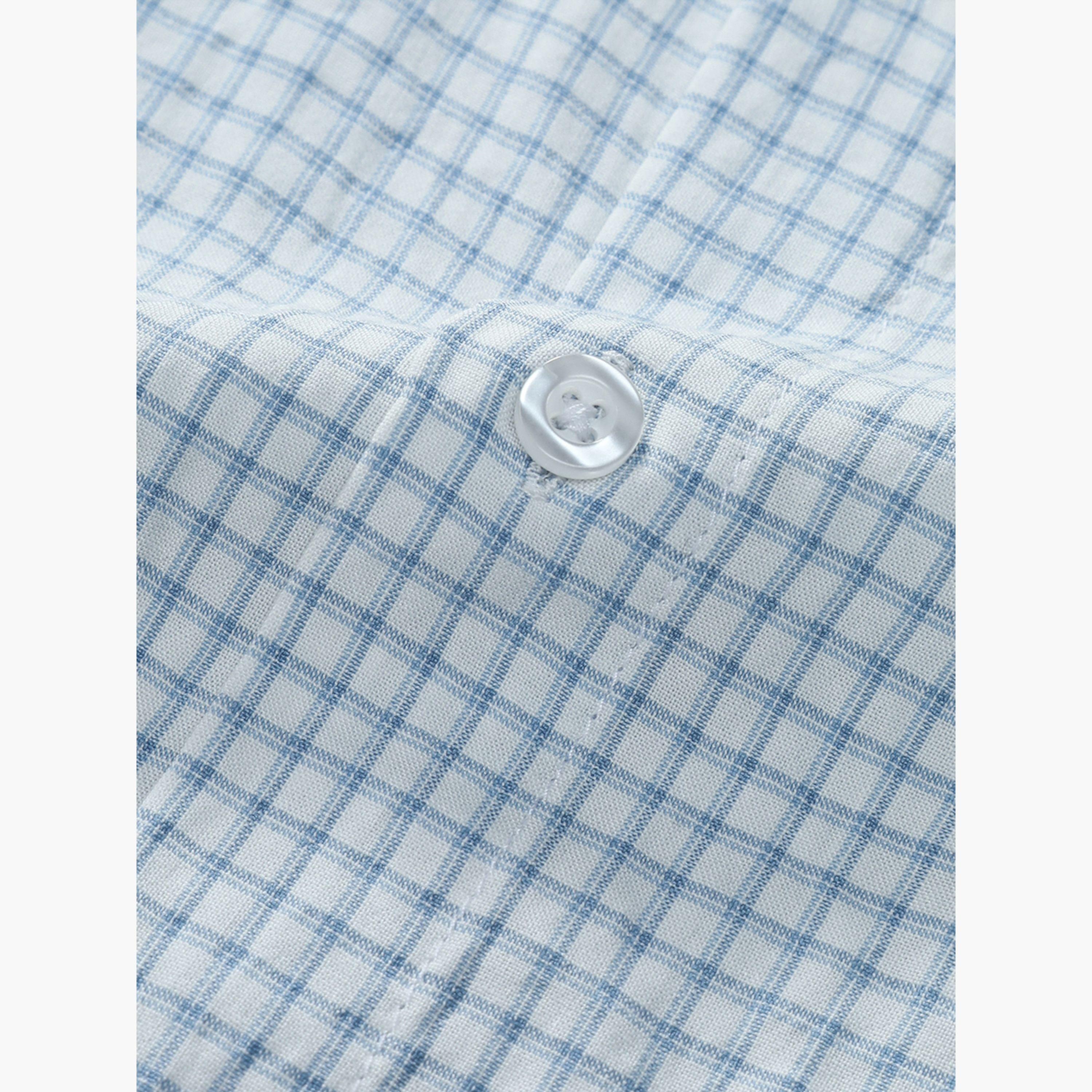 Take Two Texture Short Sleeve Buttoned Shirt-men-clothing-shirts-image-4