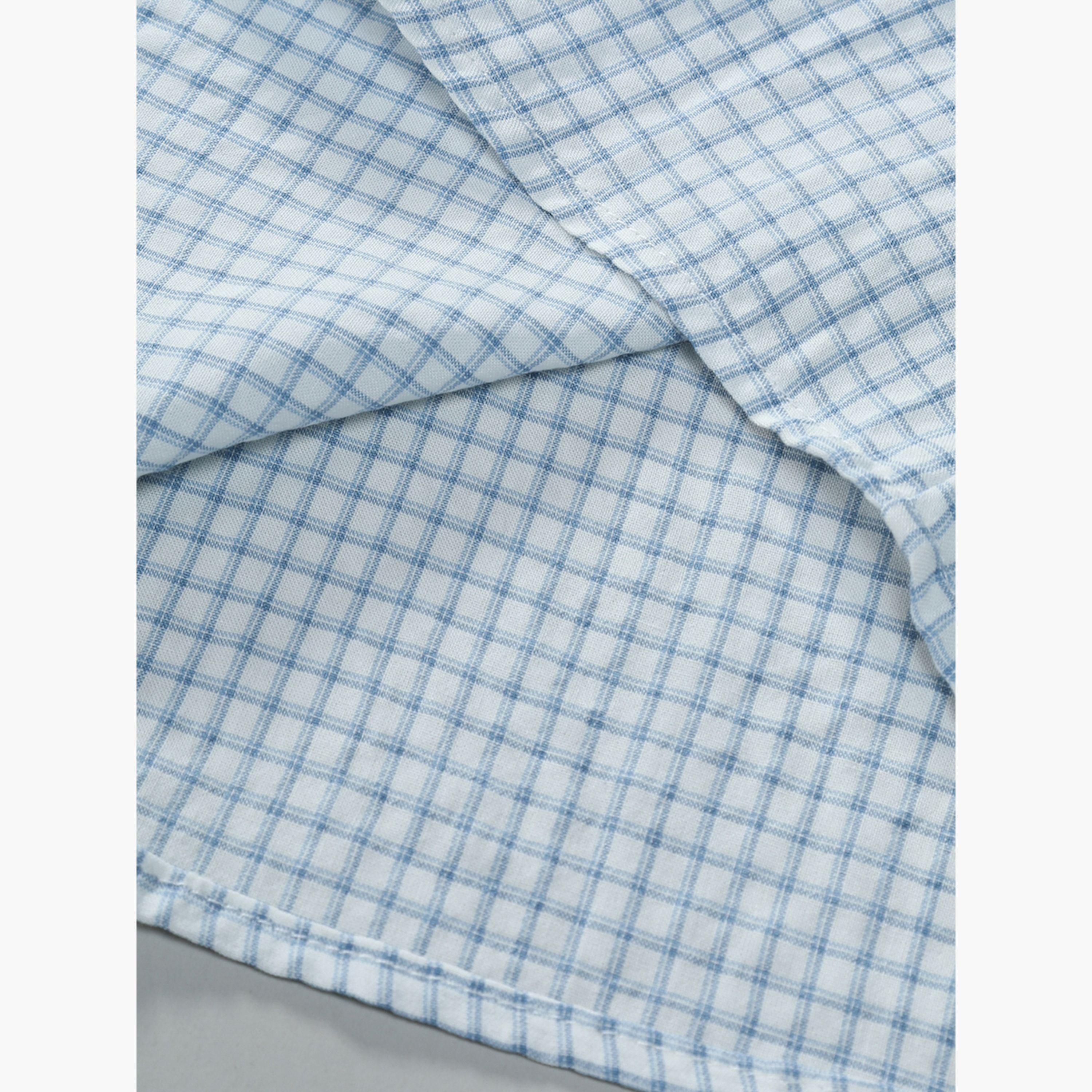 قميص مزخرف قصير الأكمام مع أزرار-men-clothing-shirts-image-5