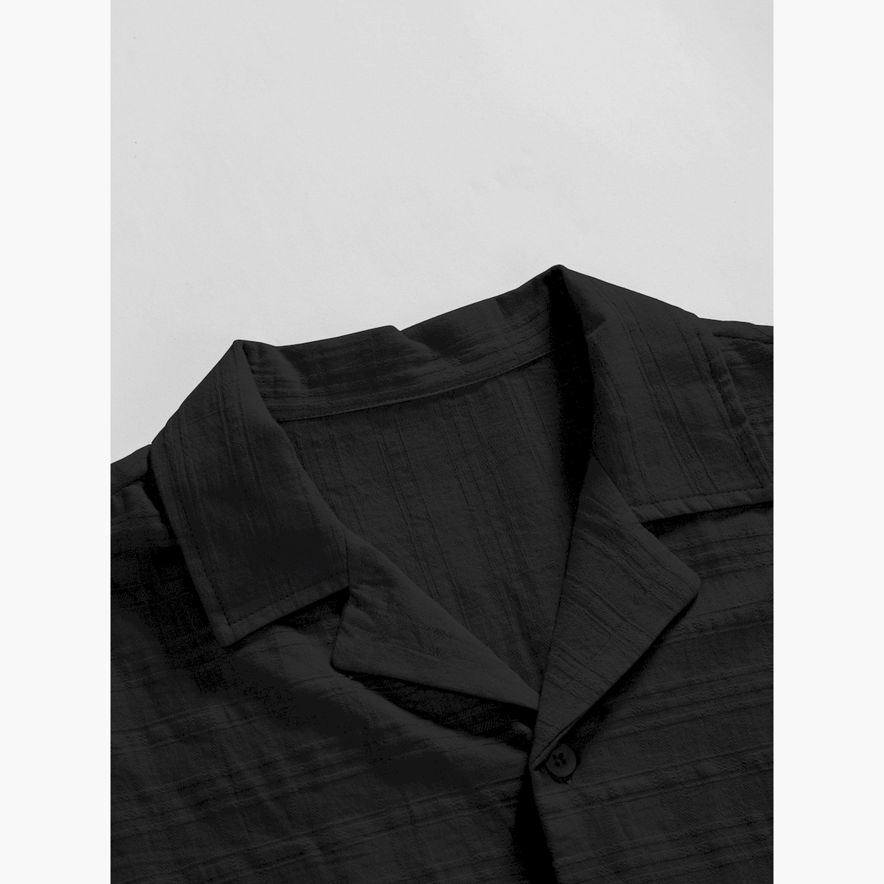 قميص بأكمام قصيرة وأزرار غلق-men-clothing-shirts-image-3