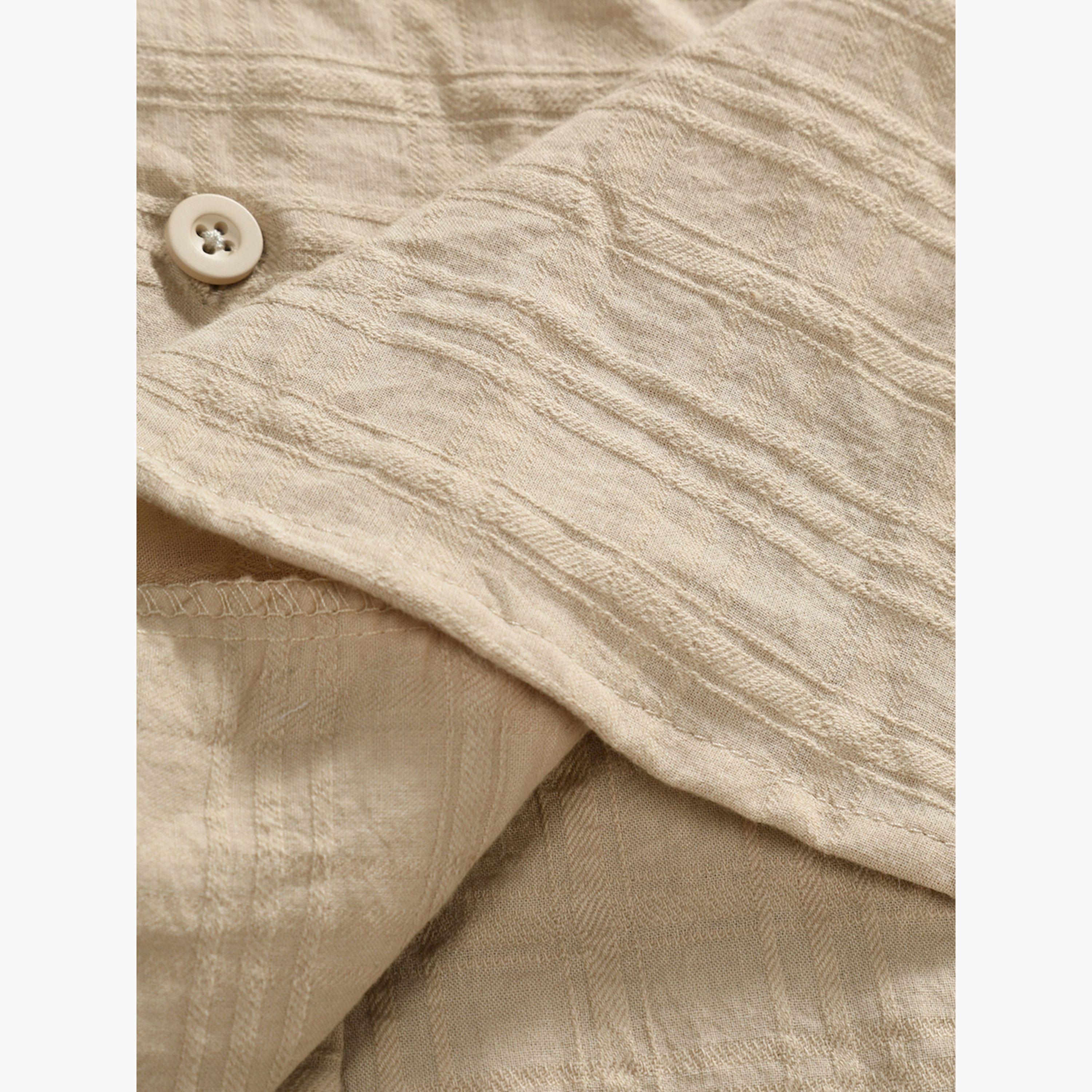 Take Two Texture Short Sleeve Buttoned Shirt-men-clothing-shirts-image-4